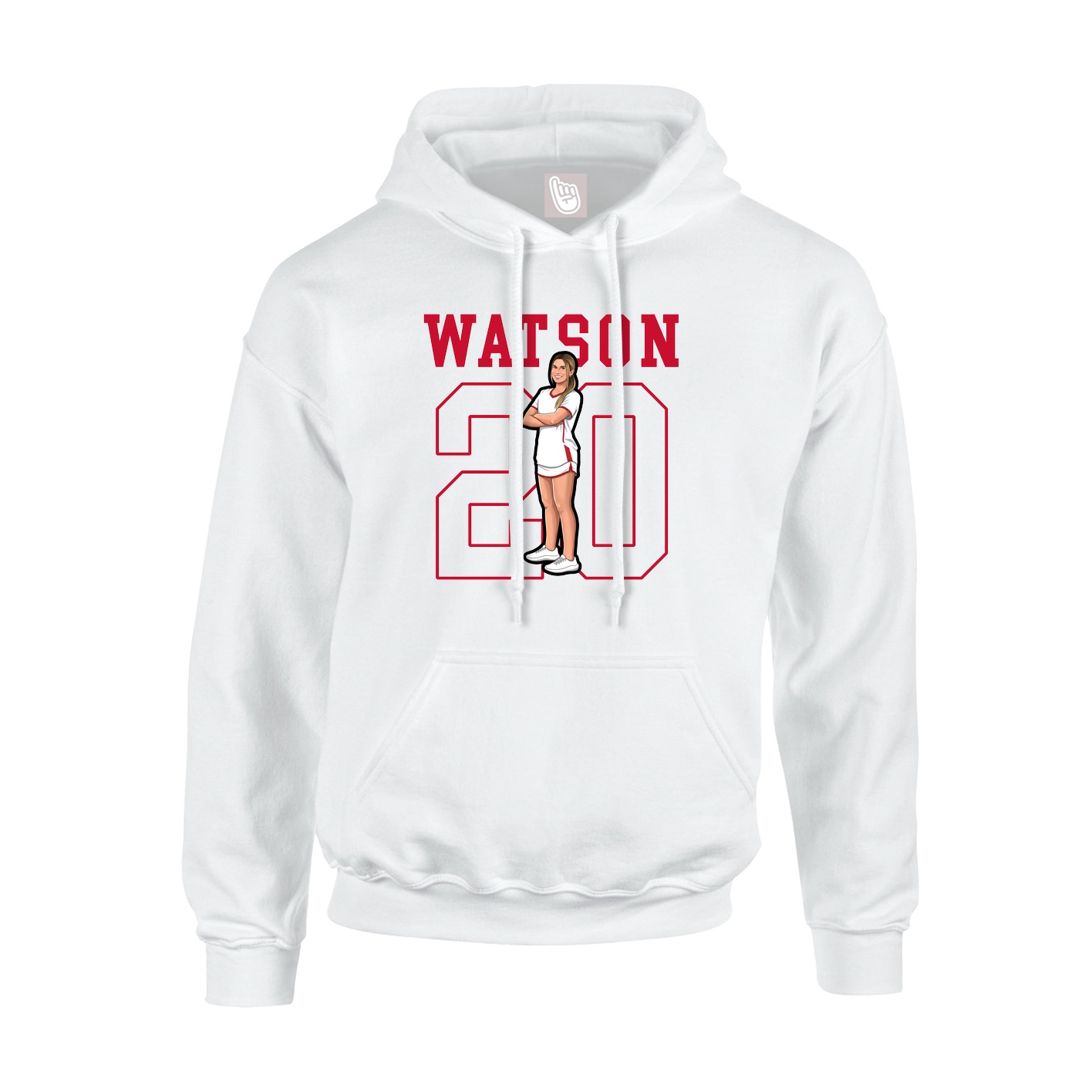 Youth Hoodie — Shirsey in White