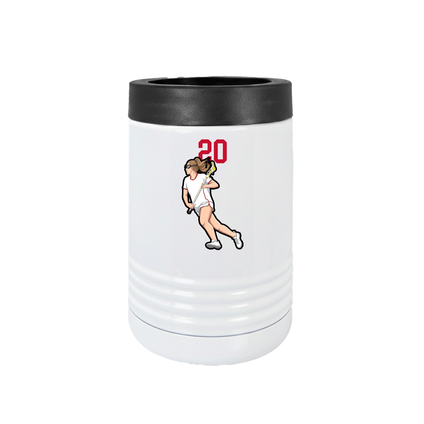 Beverage Holder — Number Top in White