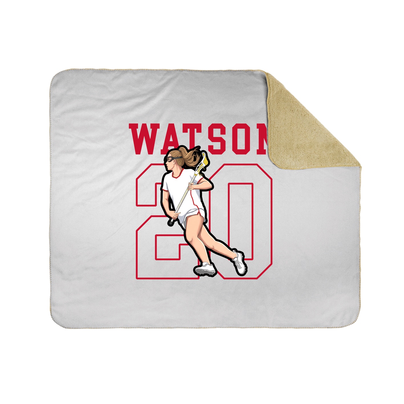 50x60 Sherpa Lined Throw Blanket