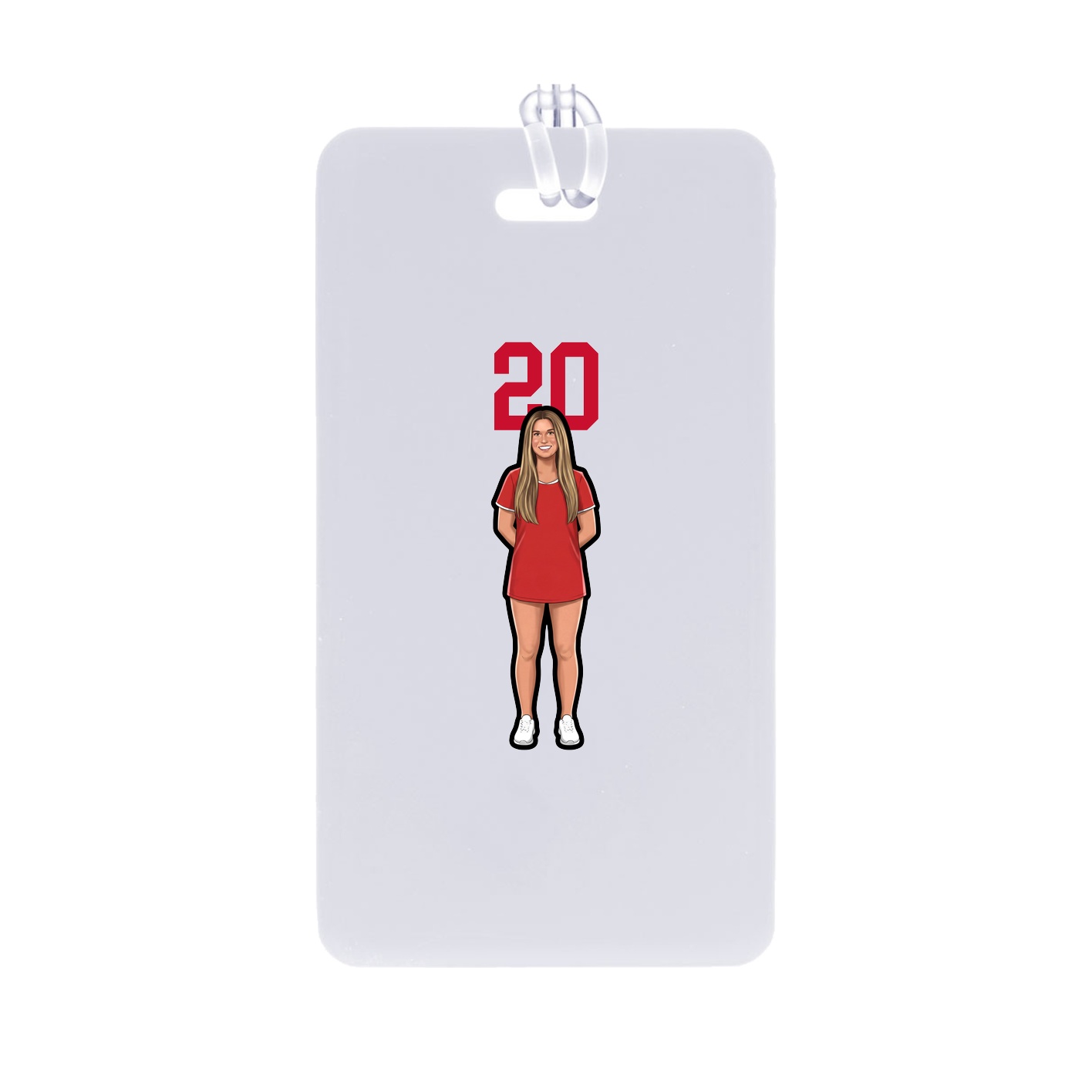 Bag Tag — Number Top in Classic