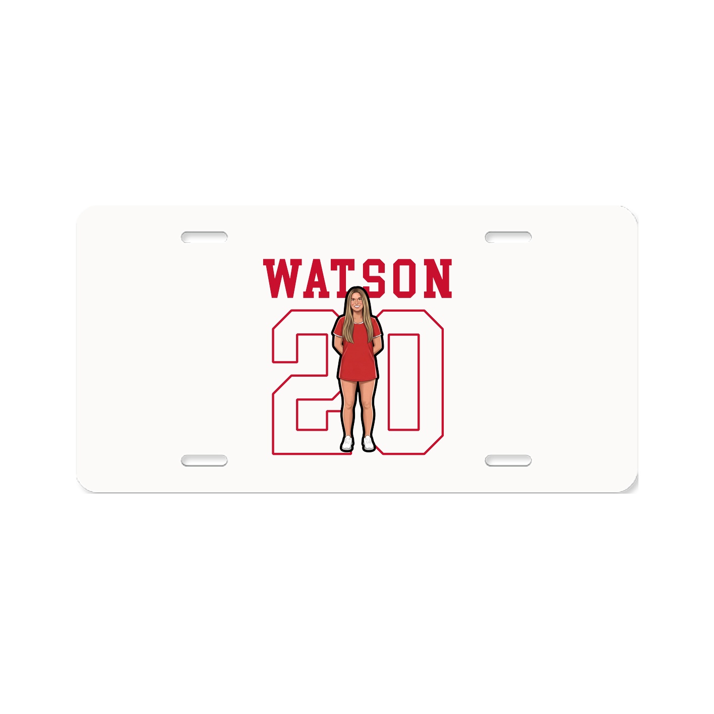 License Plate — Shirsey in Classic