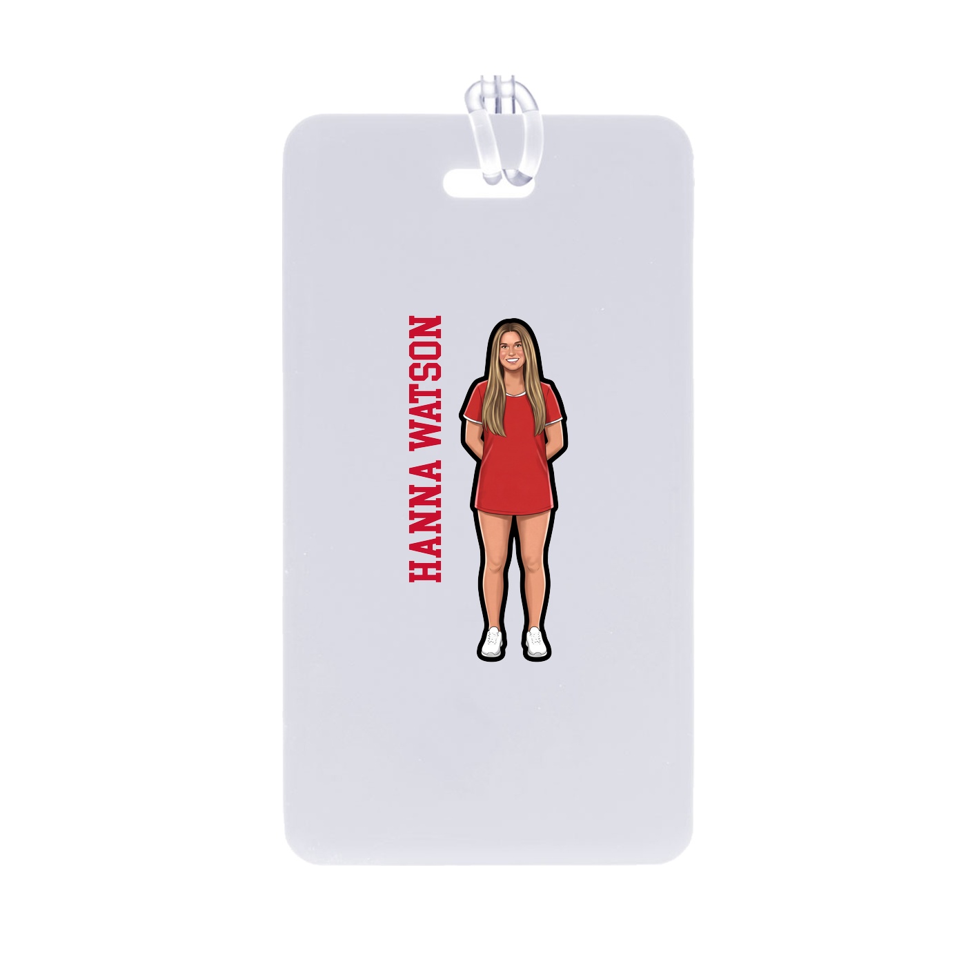 Bag Tag — Name Vertical in Classic