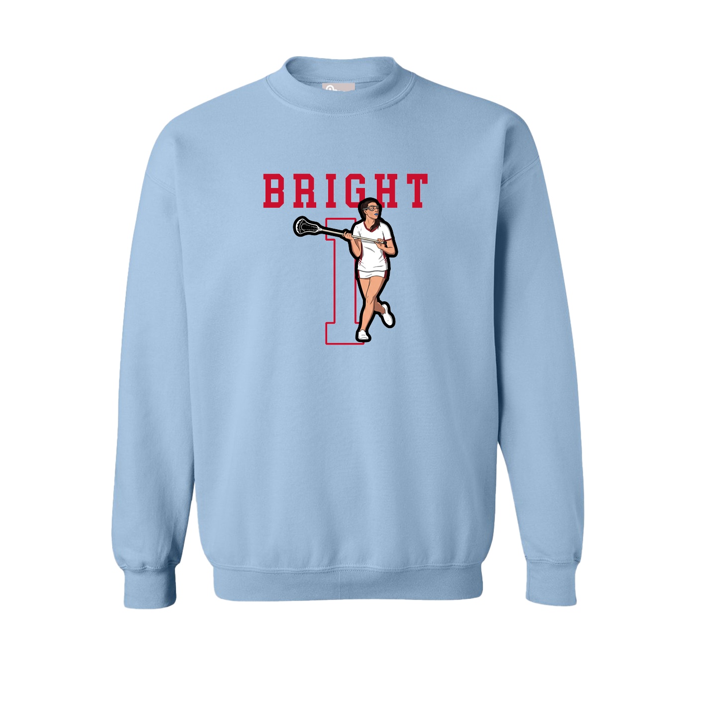 Fleece Crew — Shirsey in Light Blue