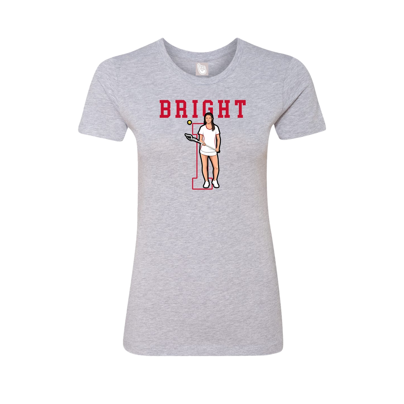 Fitted Women's Tee — Shirsey in Grey