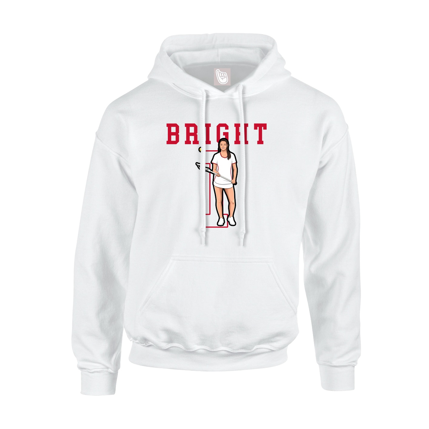 Hoodie — Shirsey in White