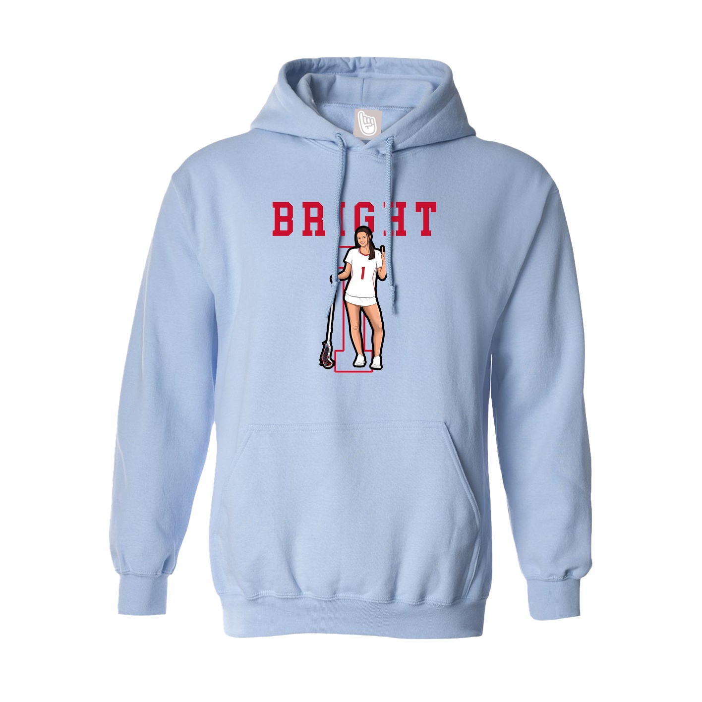 Hoodie — Shirsey in Light Blue