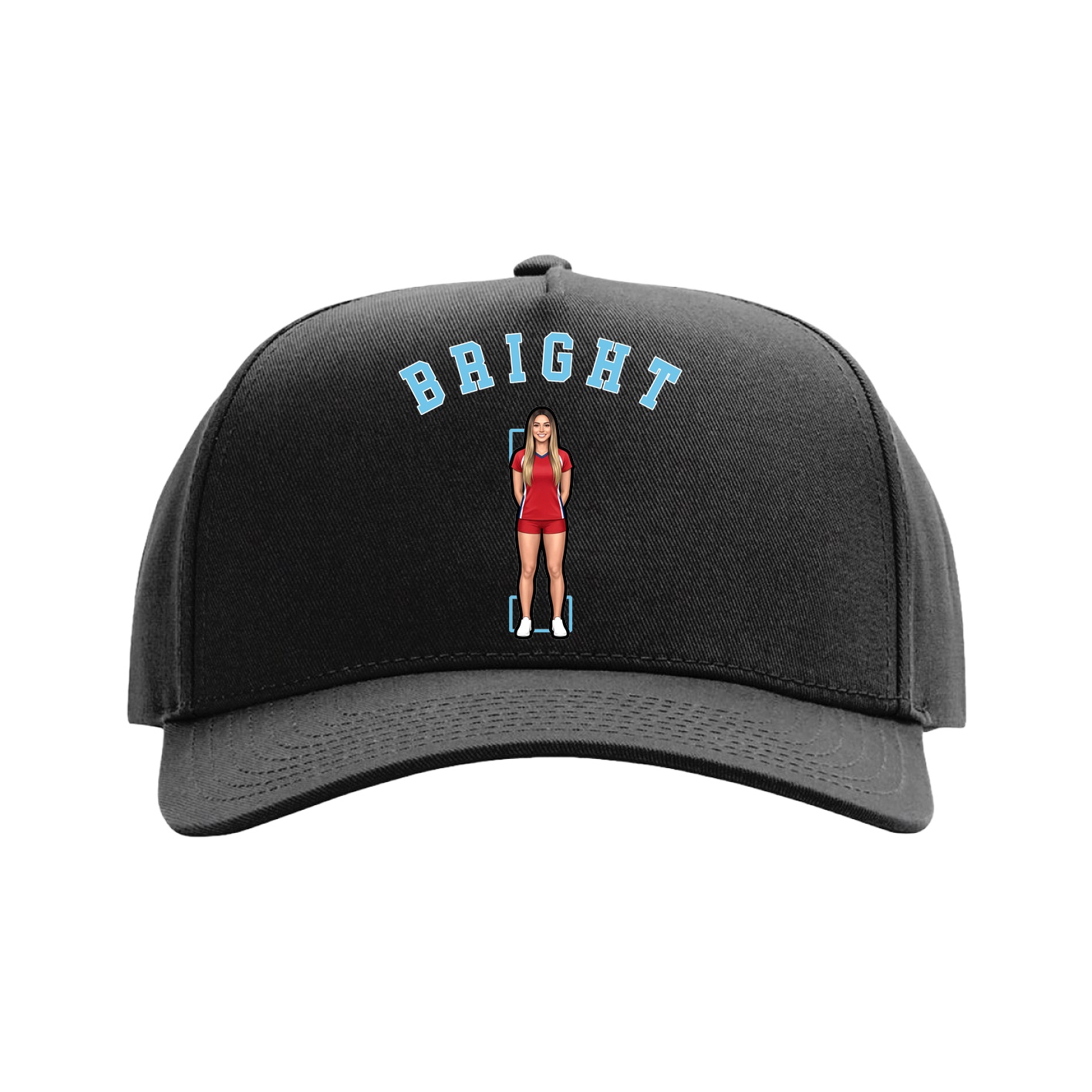 Full Fabric Five-Panel Champ Cap