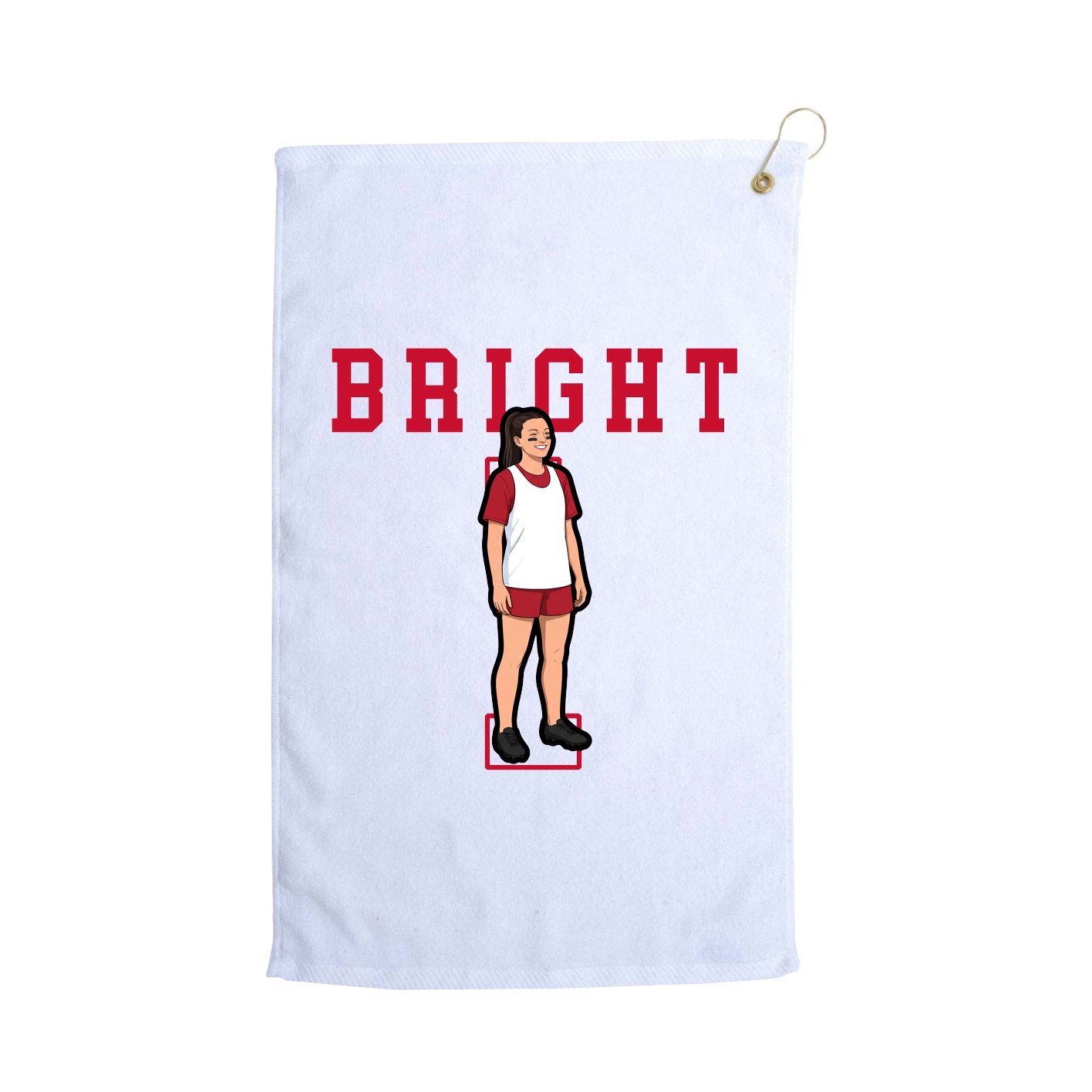 Golf Towel — Shirsey in White
