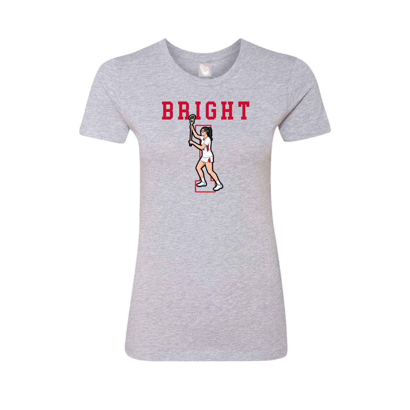 Fitted Women's Tee — Shirsey in Grey