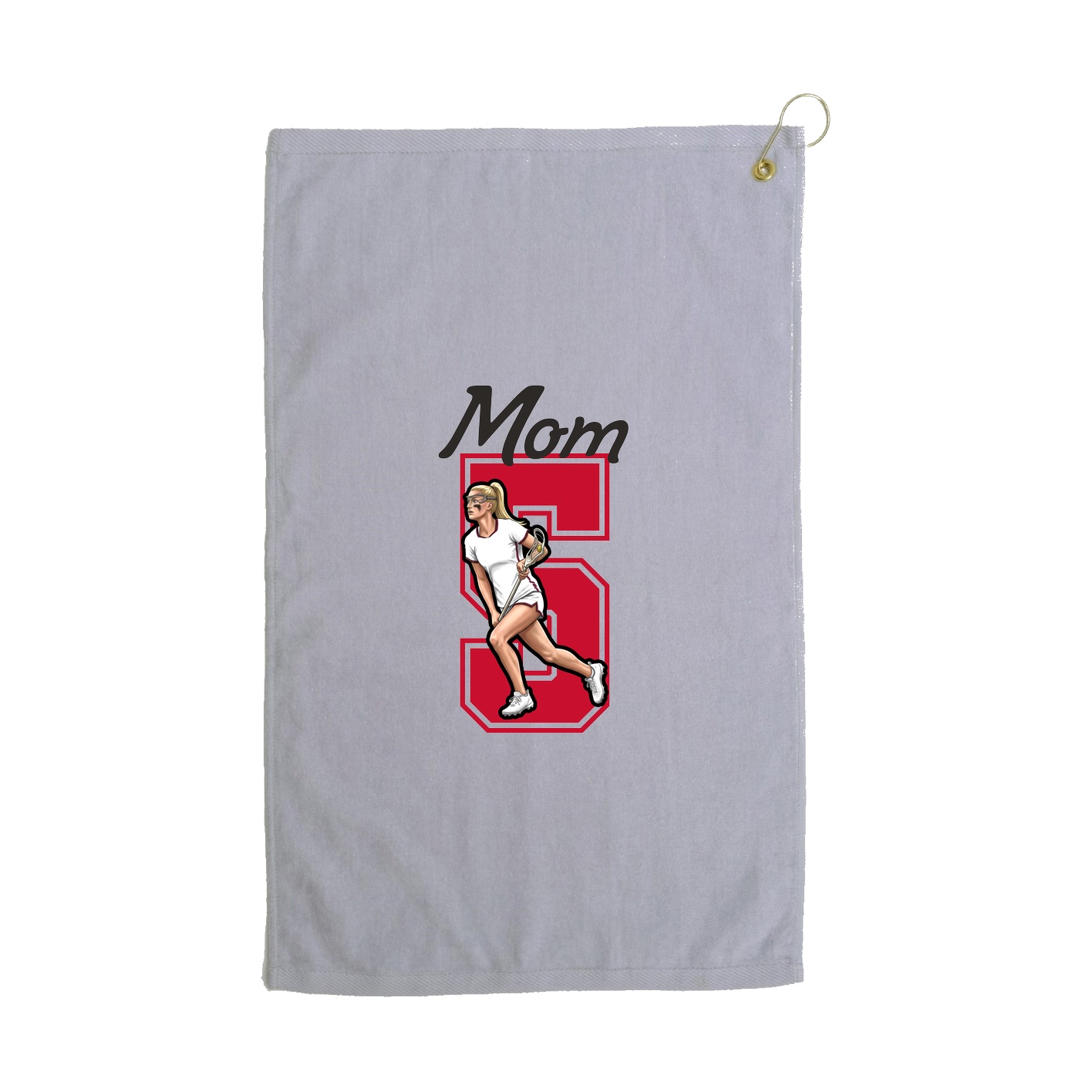 Golf Towel — Mothers Day Shirsey in Grey