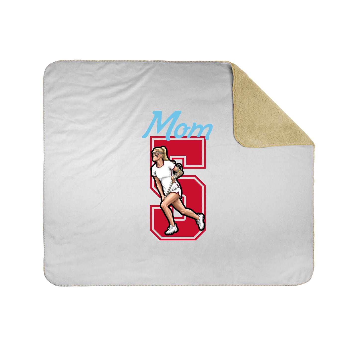 Throw Blanket — Mothers Day Shirsey in White