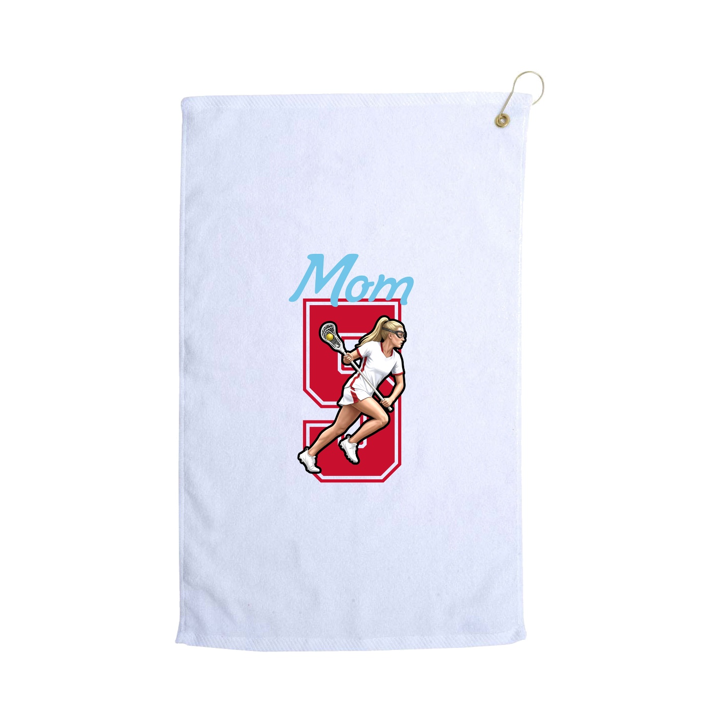 Golf Towel — Mothers Day Shirsey in White
