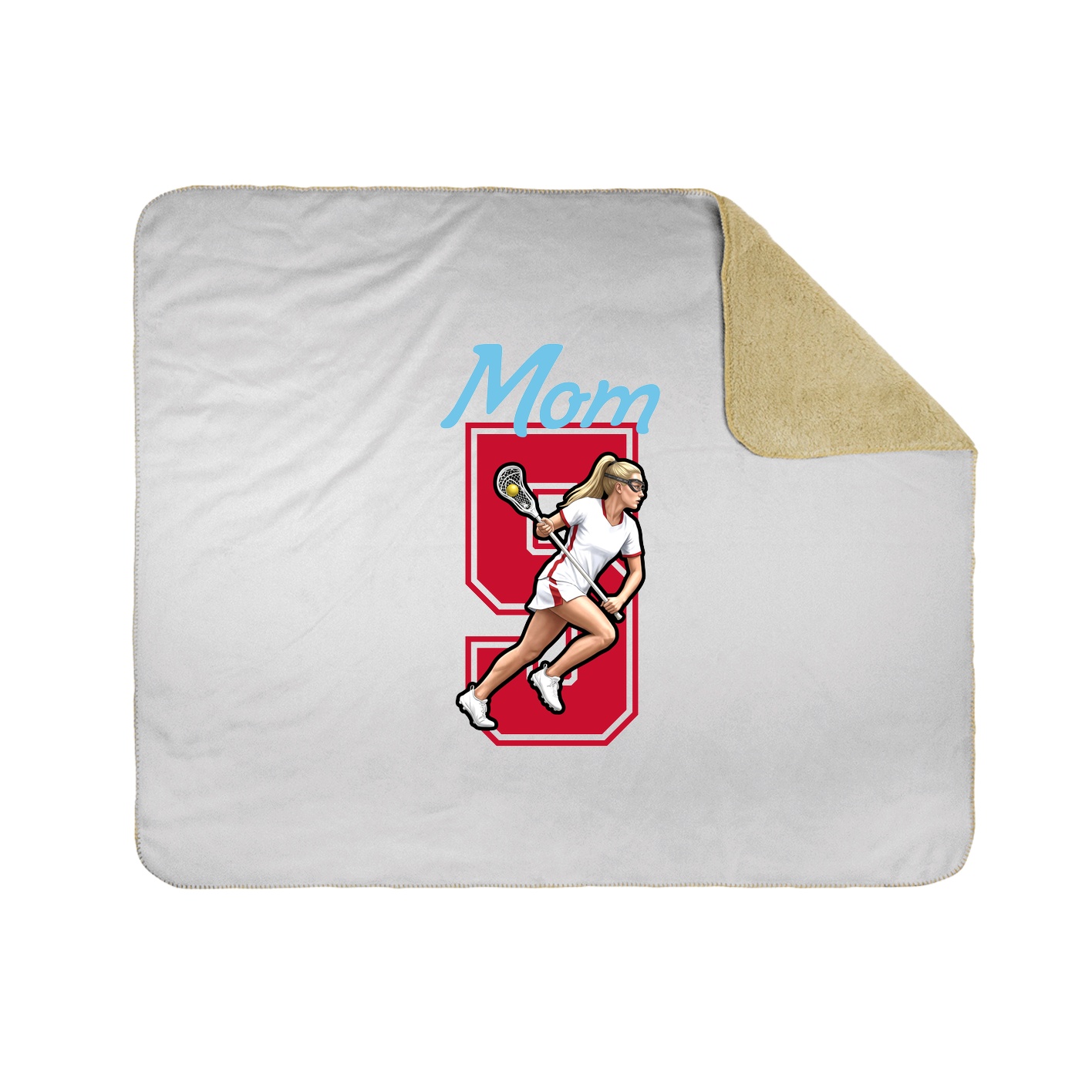 Throw Blanket — Mothers Day Shirsey in White