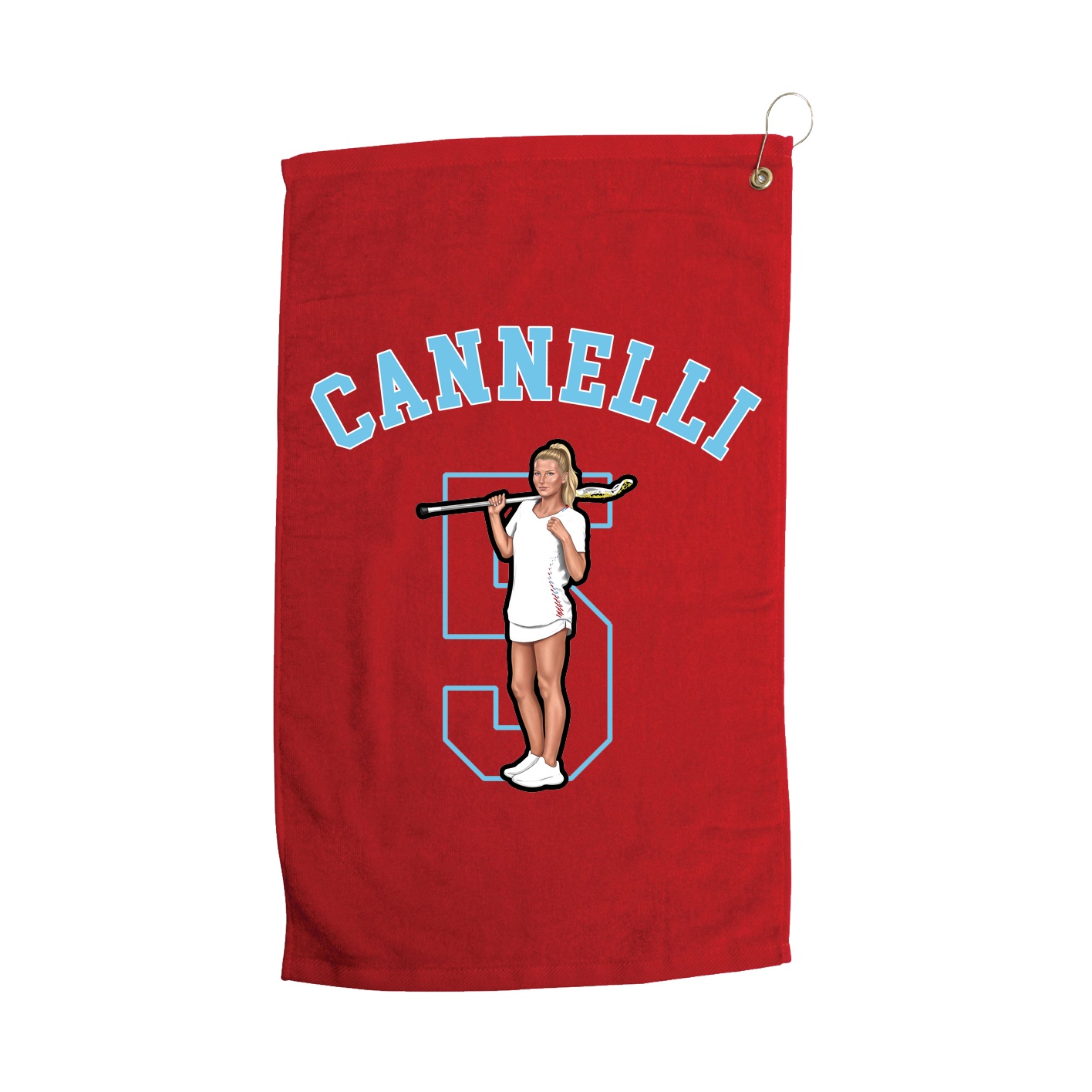 Golf Towel — Shirsey Arch in Red