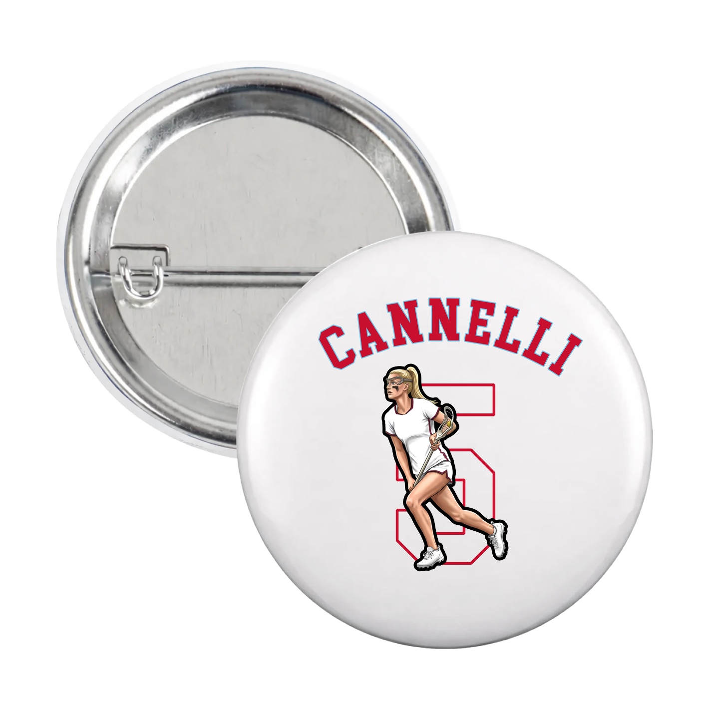 Game Day Button — Shirsey Arch in White