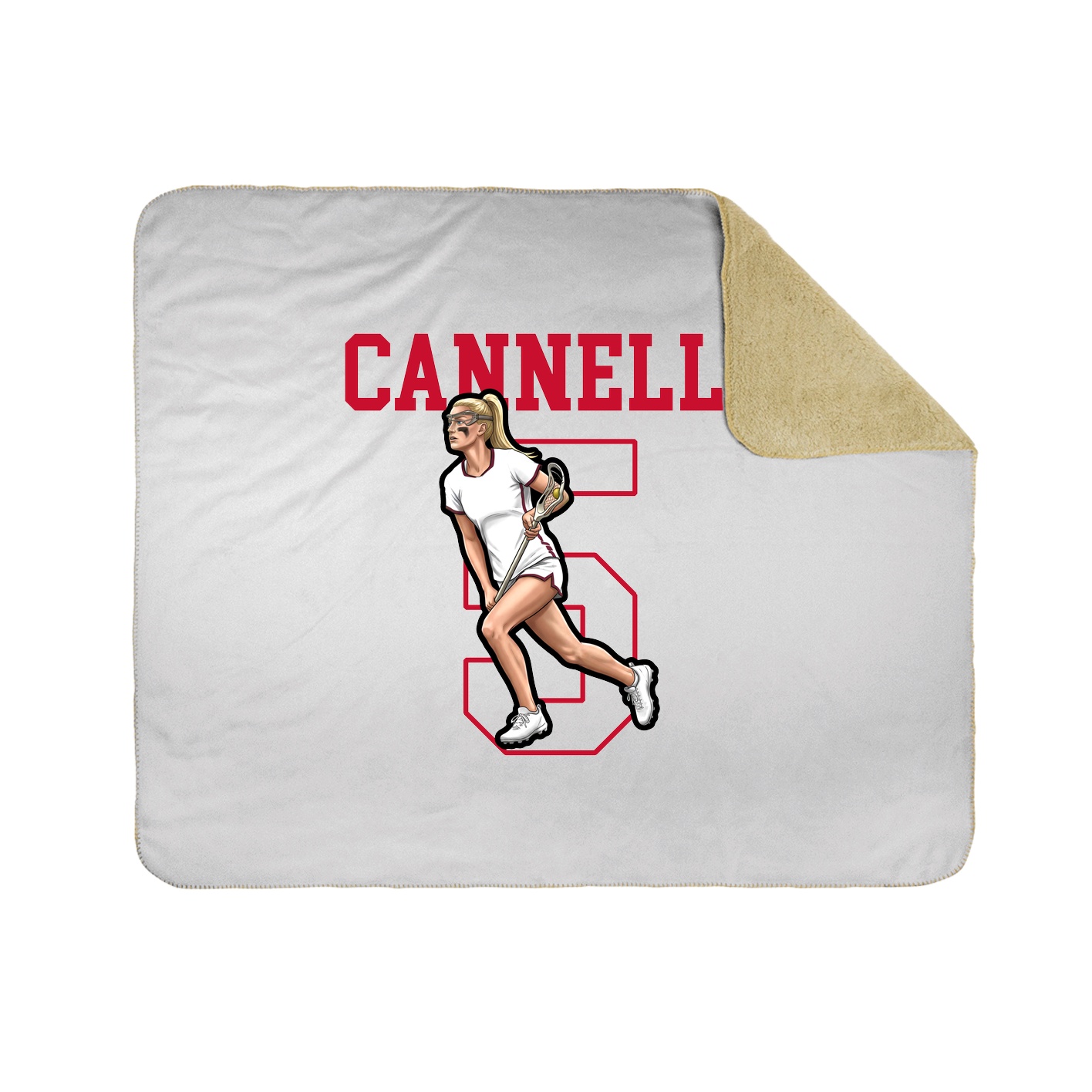 Throw Blanket — Shirsey in White