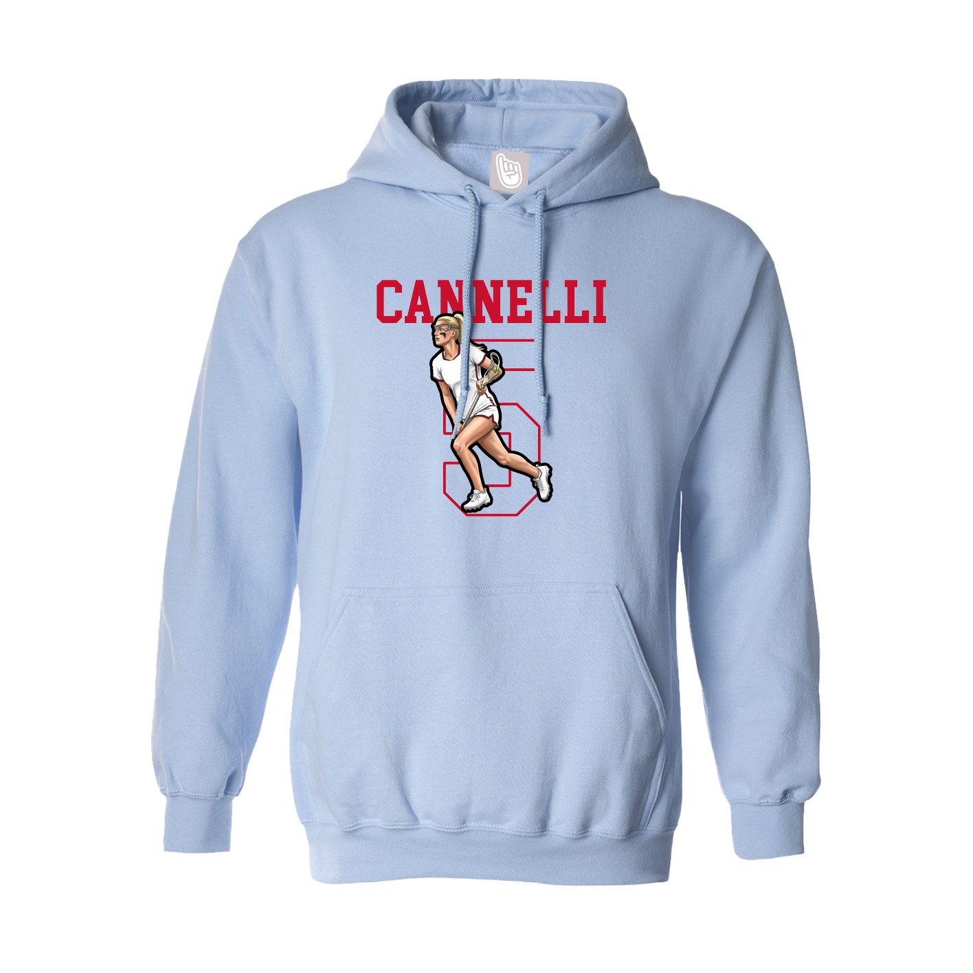 Hoodie — Shirsey in Light Blue