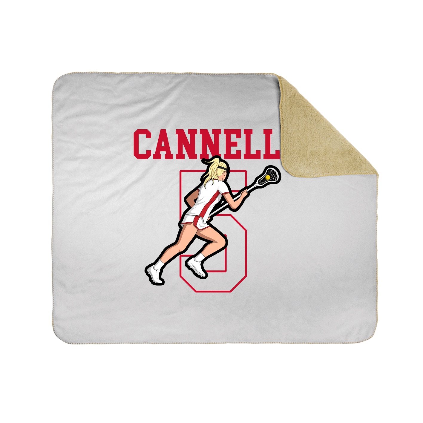 50x60 Sherpa Lined Throw Blanket
