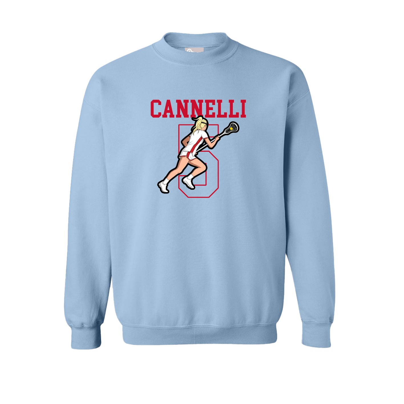 Fleece Crew — Shirsey in Light Blue