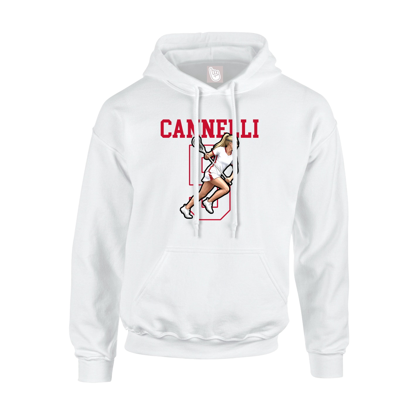 Hoodie — Shirsey in White