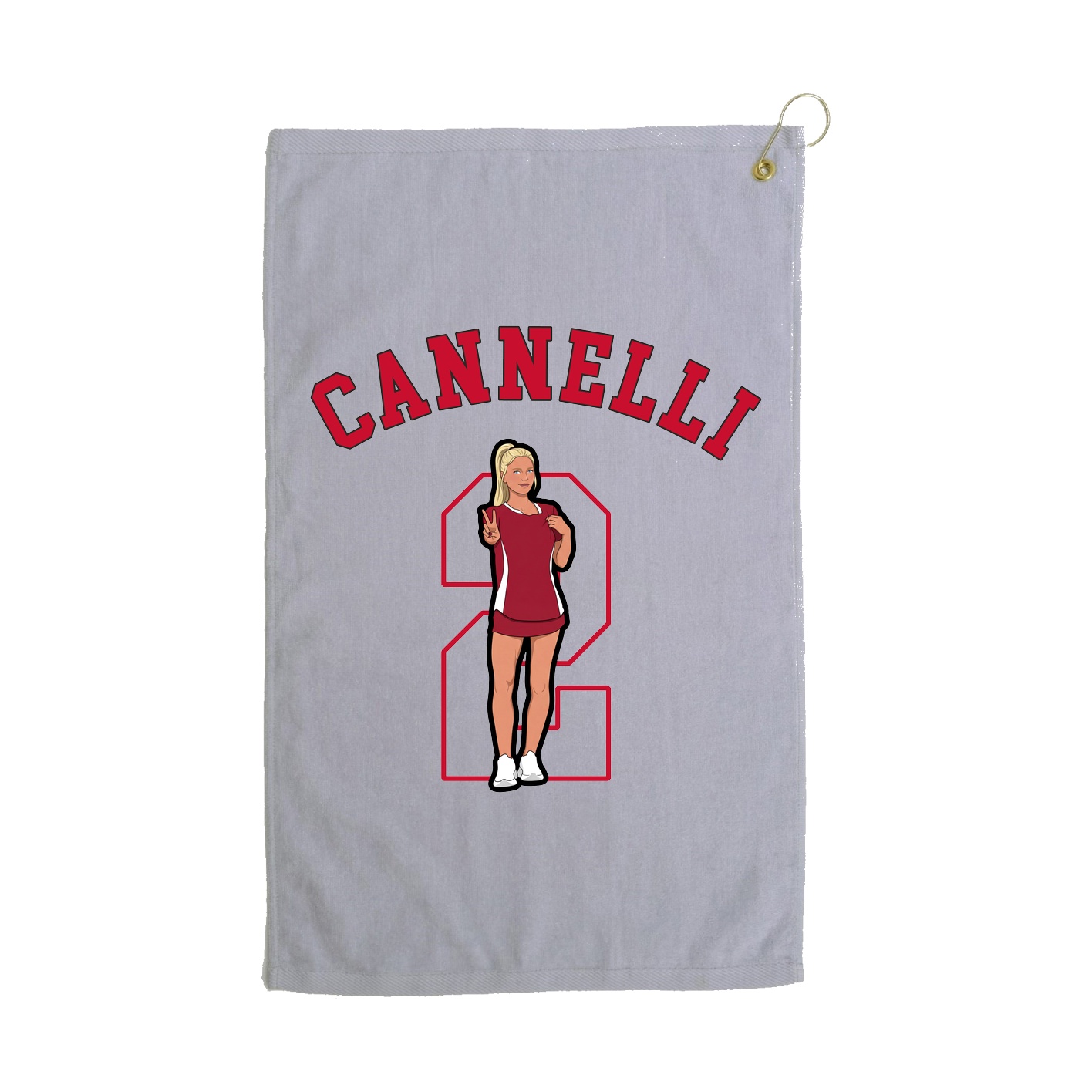 Golf Towel — Shirsey Arch in Grey