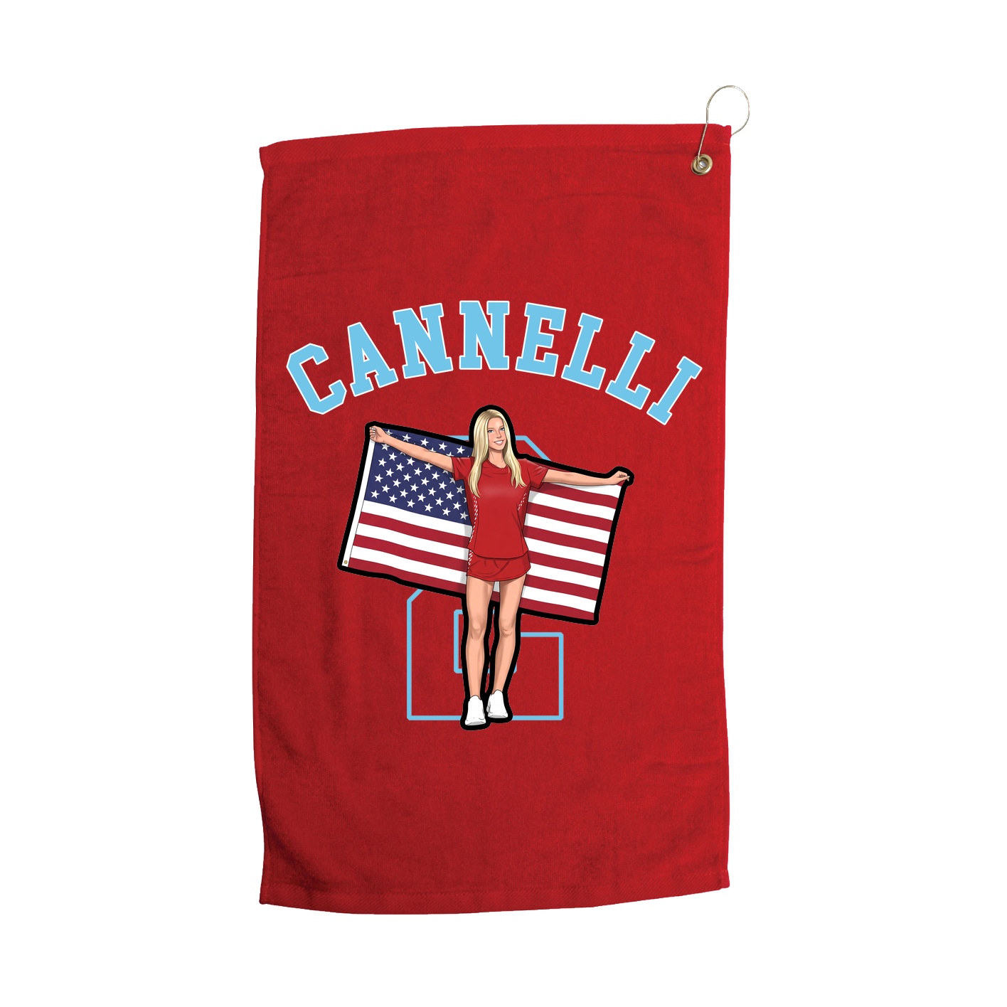 Golf Towel — Shirsey Arch in Red