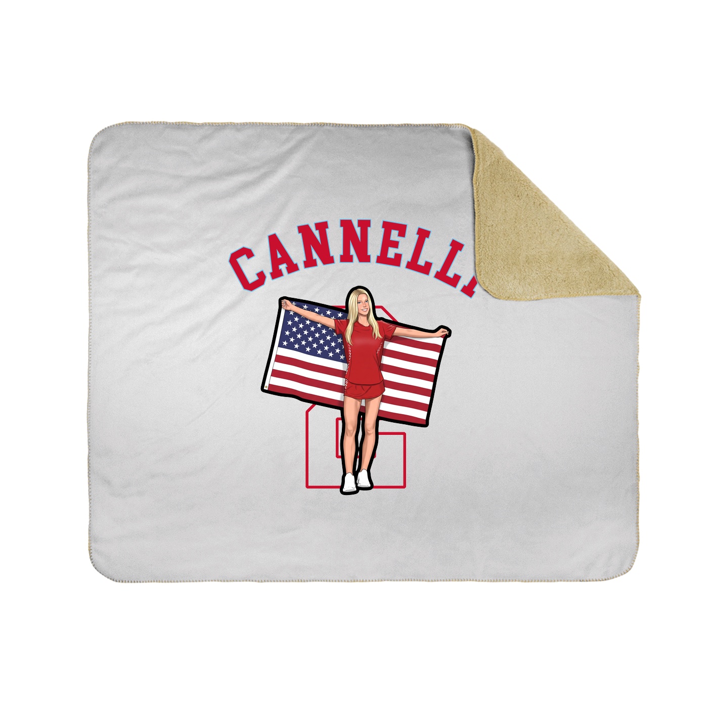 Throw Blanket — Shirsey Arch in White
