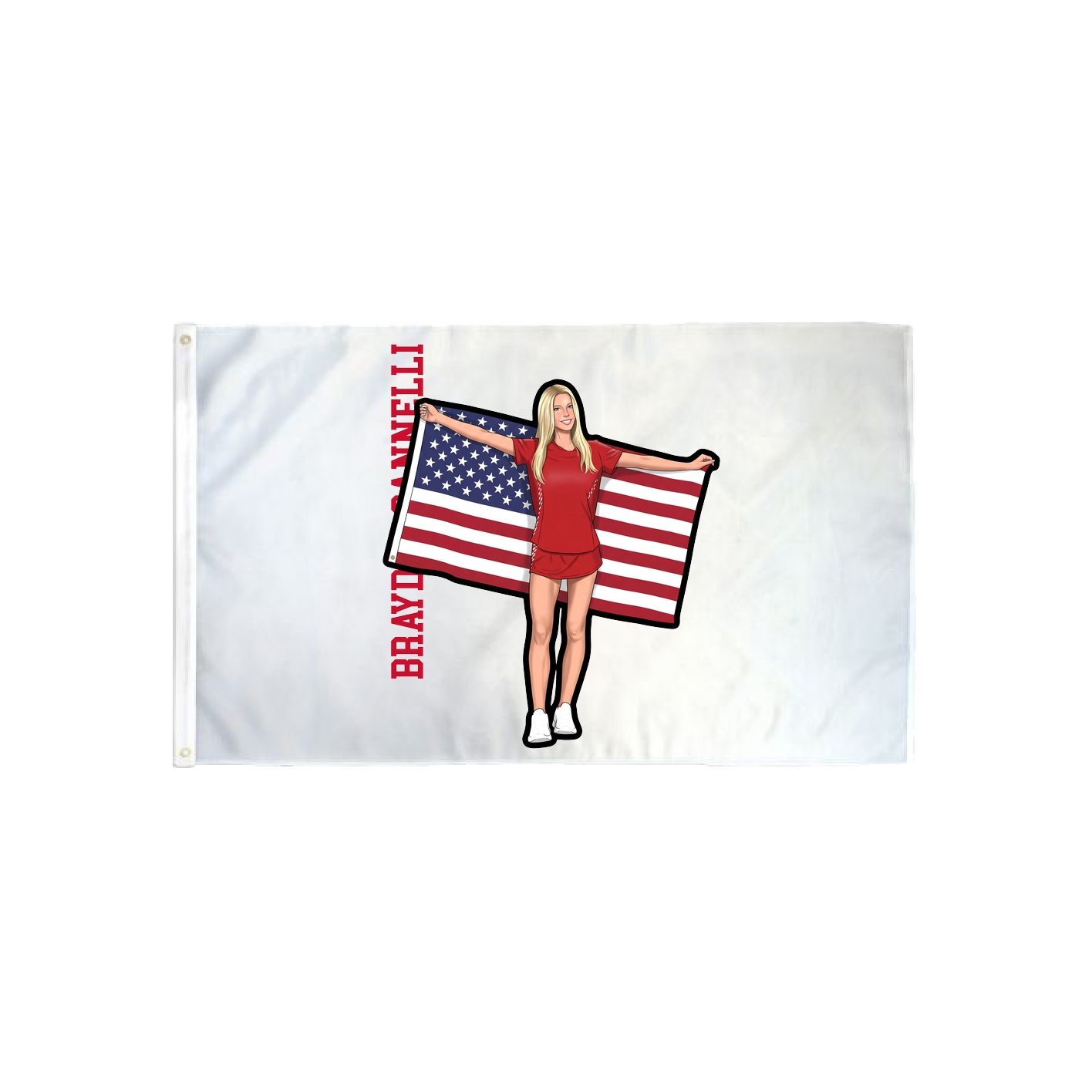 3x5 Flag — Name Vertical in Classic