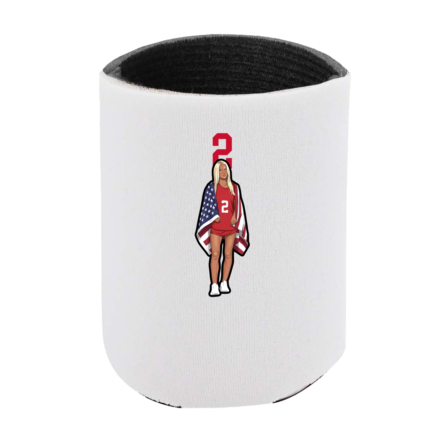 Can Holder — Number Top in White