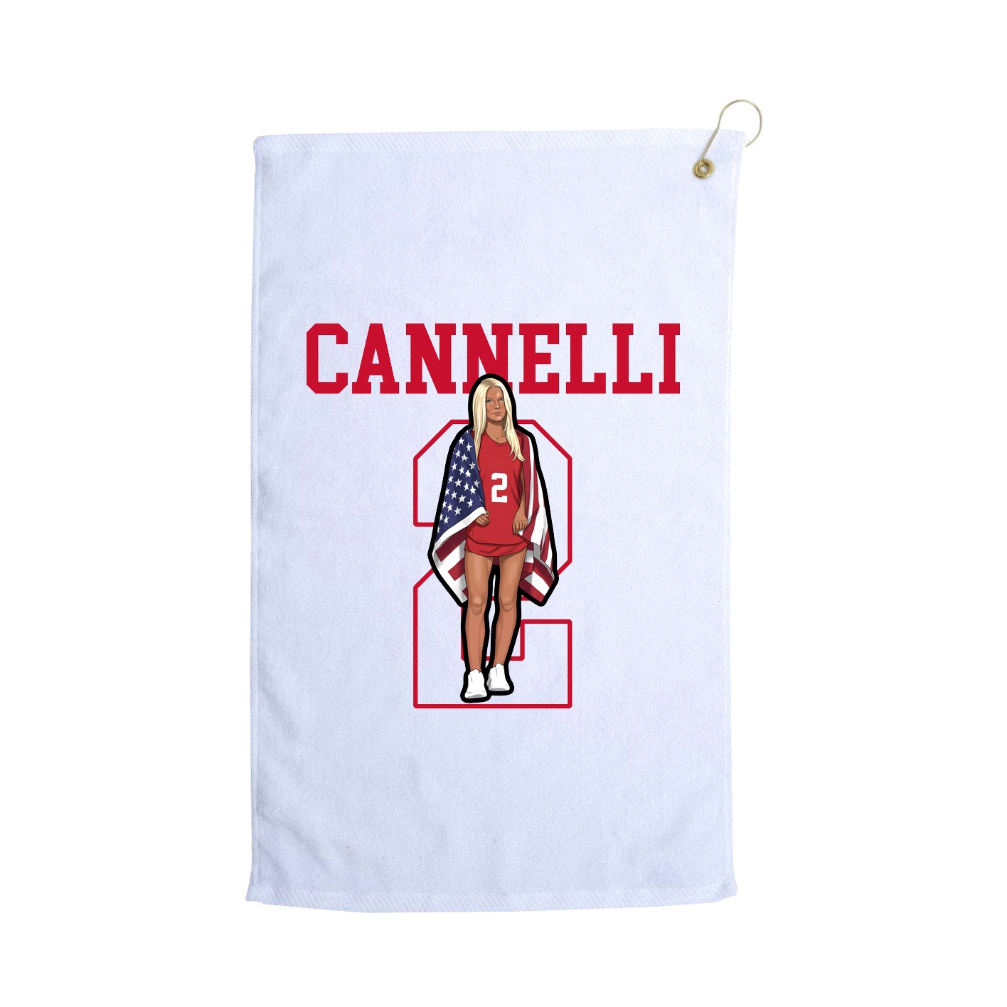 Golf Towel — Shirsey in White