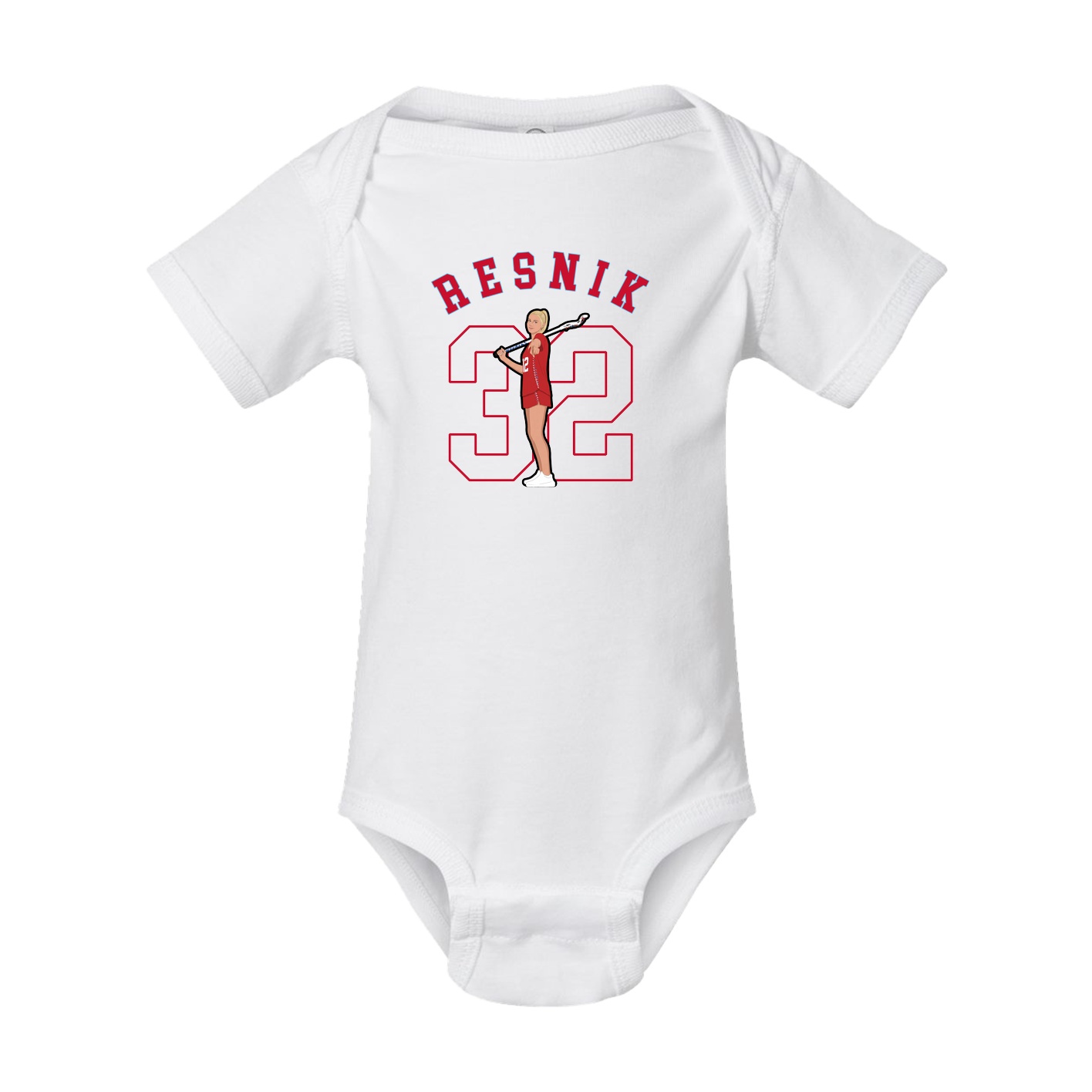 Baby Onesie — Shirsey Arch in White