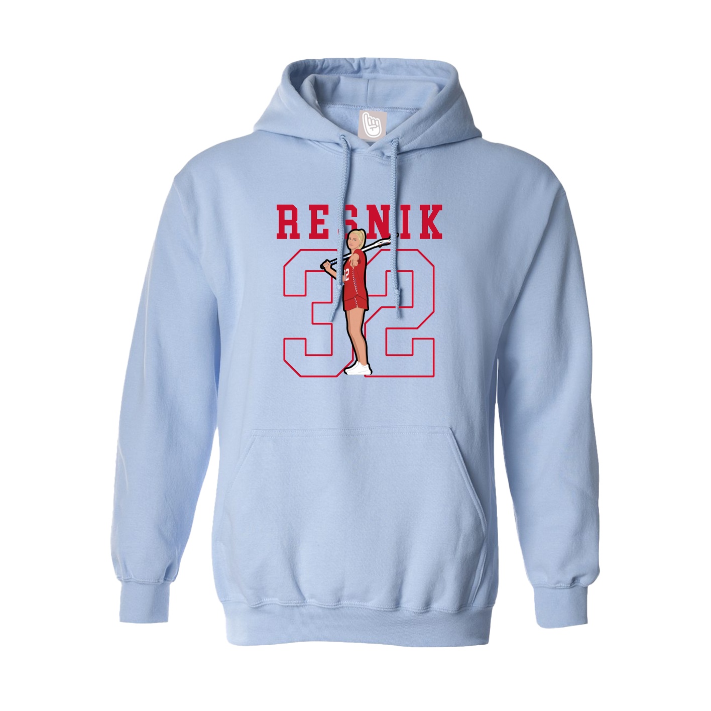 Hoodie — Shirsey in Light Blue