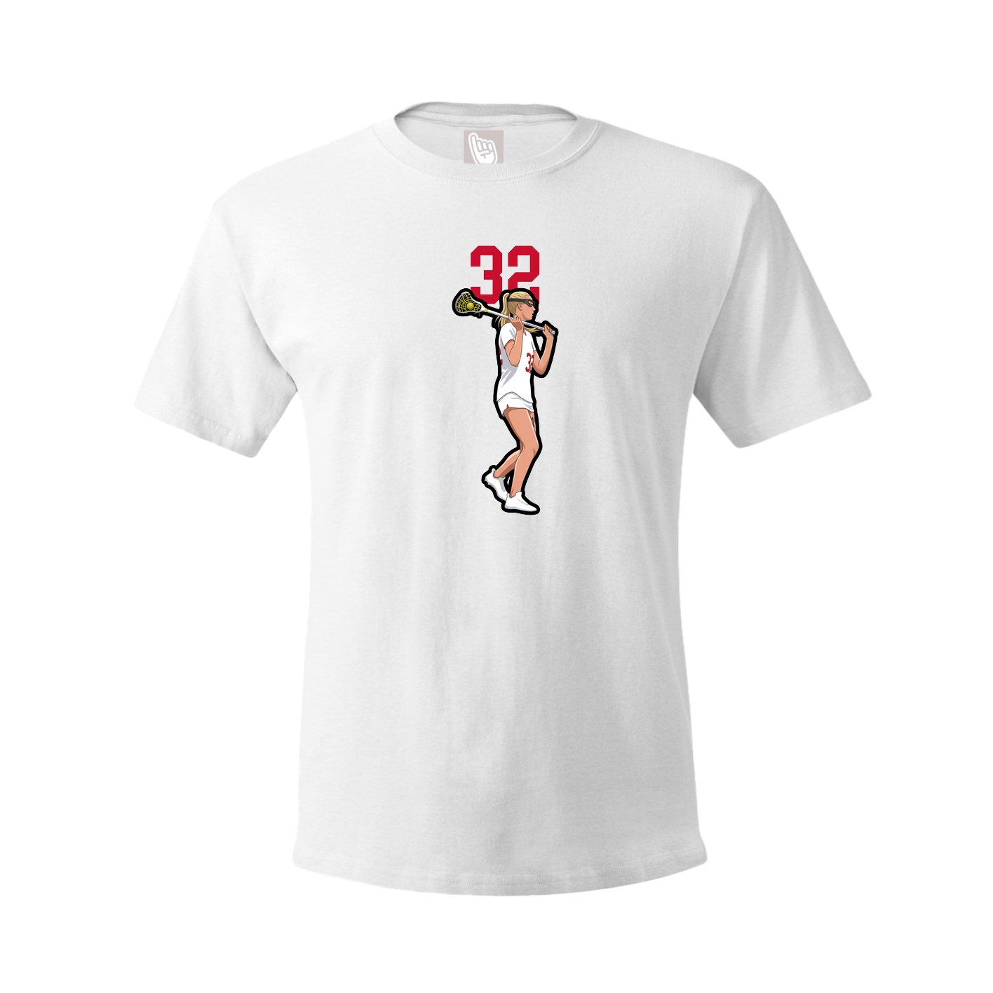 Tee — Number Top in White