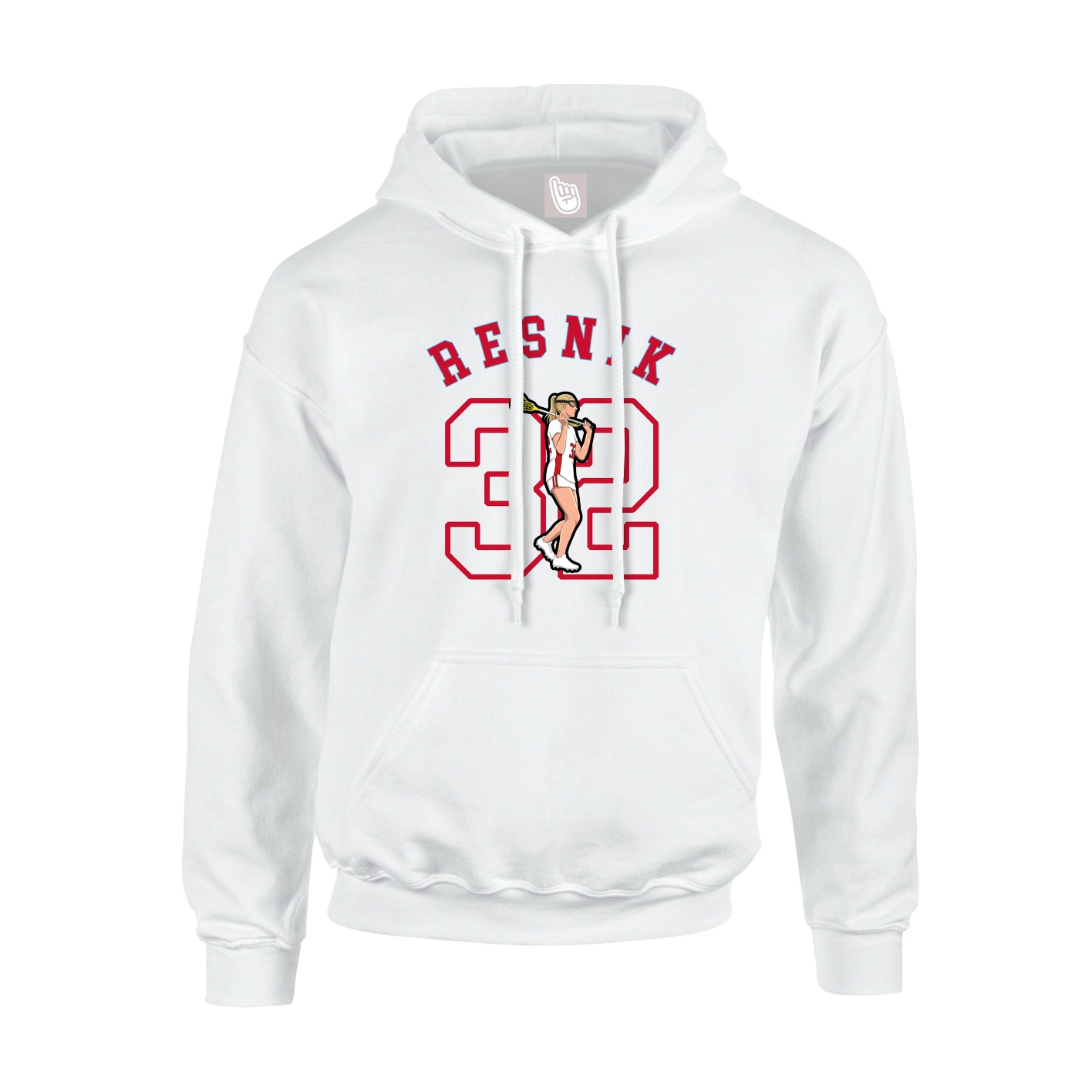 Hoodie — Shirsey Arch in White