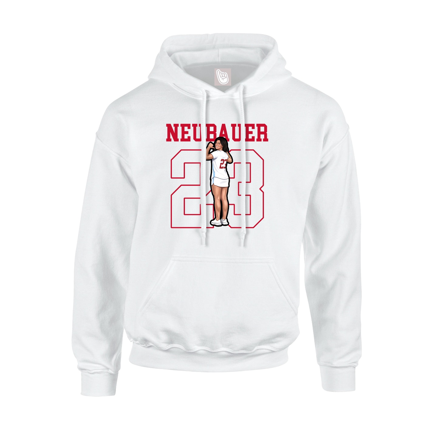 Hoodie — Shirsey in White