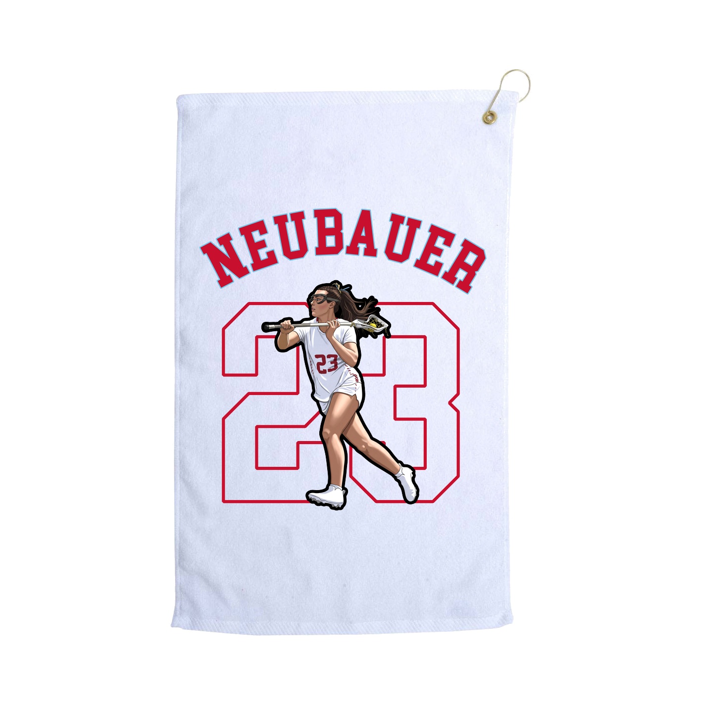 Golf Towel — Shirsey Arch in White