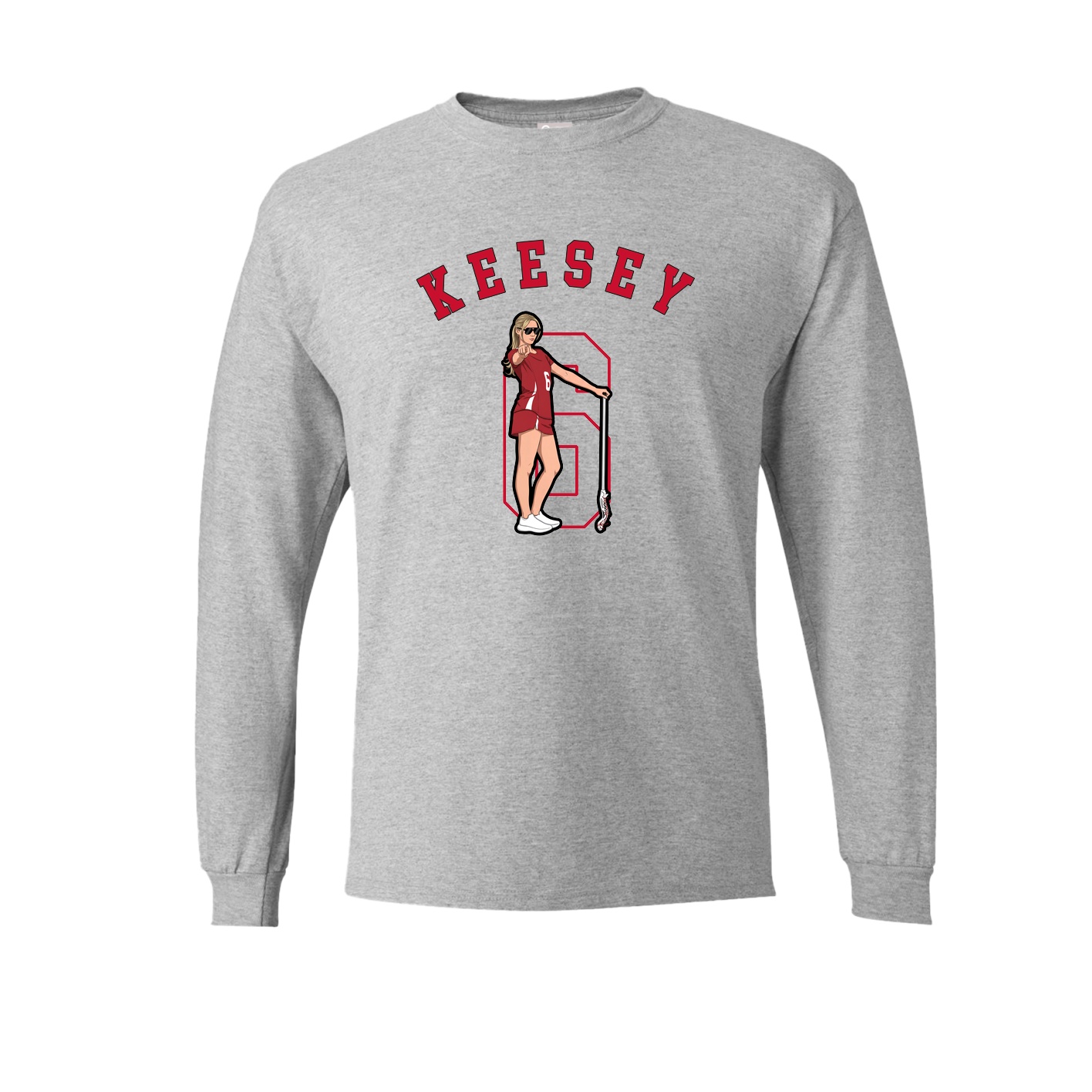 Long Sleeve Tee — Shirsey Arch in Grey
