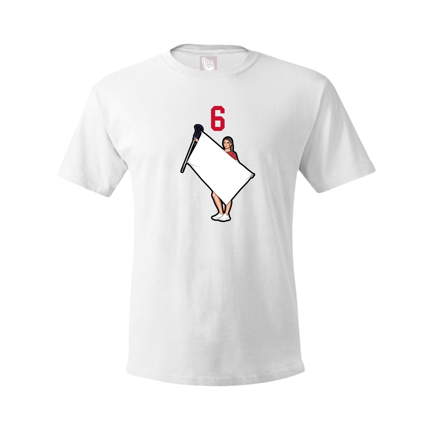 Tee — Number Top in White