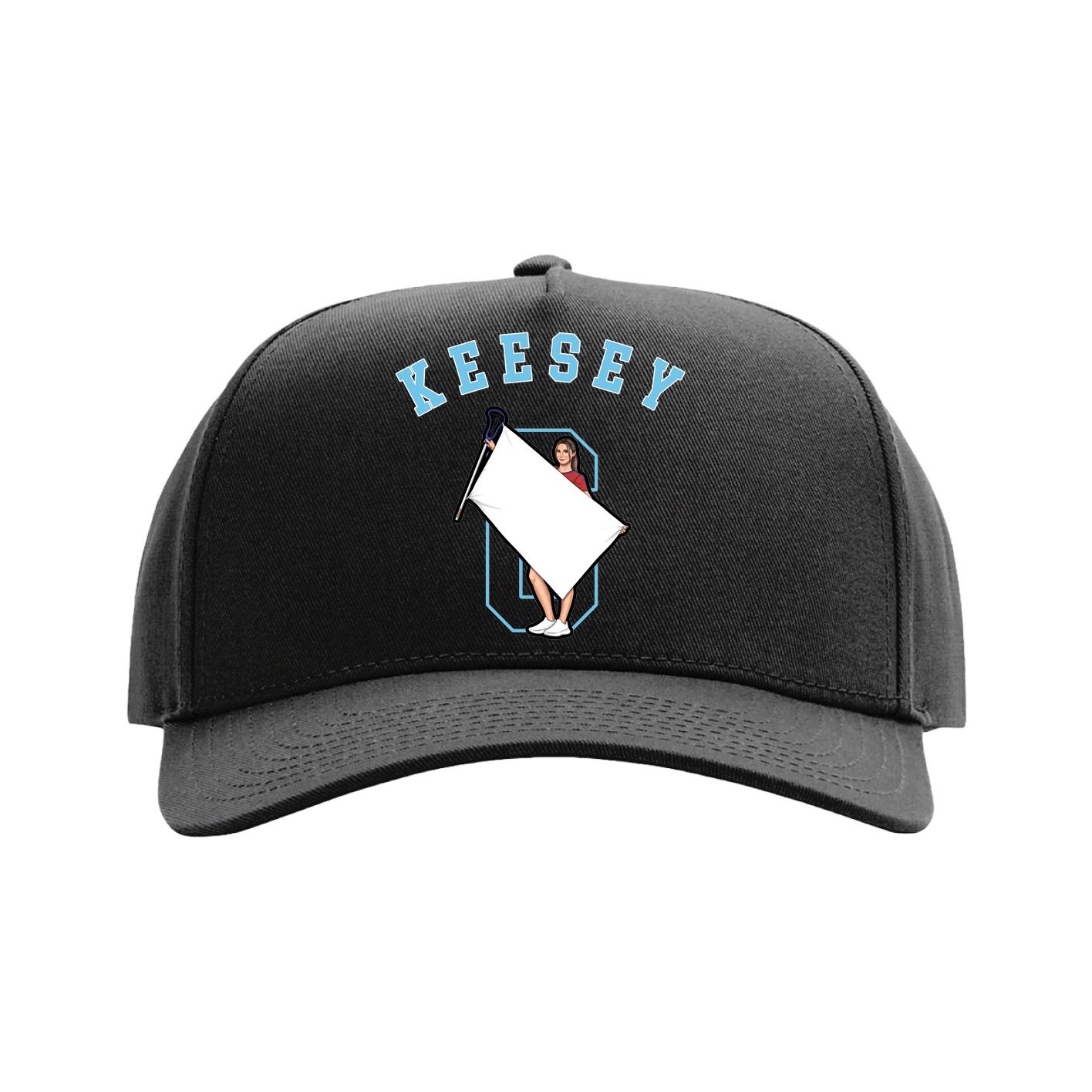 Full Fabric Five-Panel Champ Cap