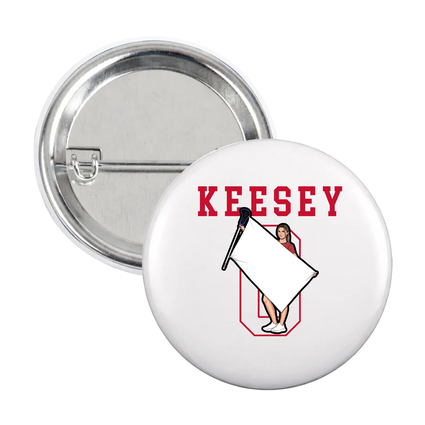Game Day Button — Shirsey in White