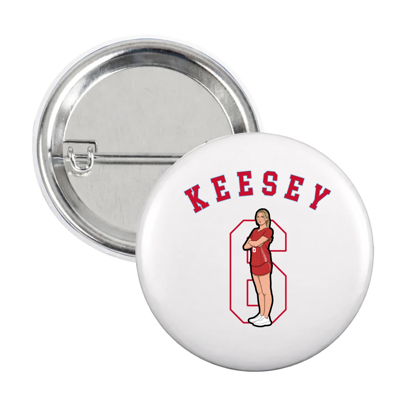 Game Day Button — Shirsey Arch in White