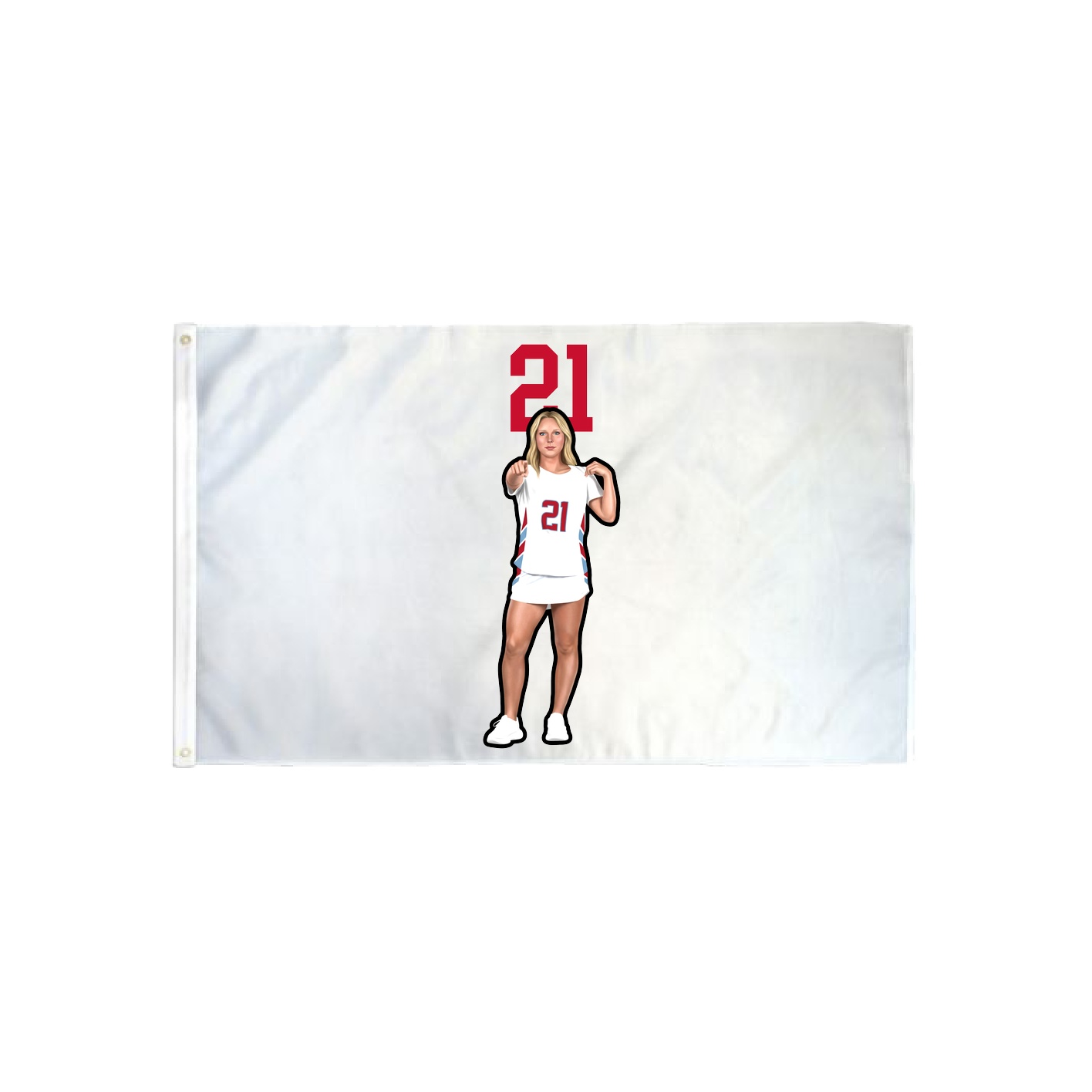 3x5 Flag — Number Top in Classic