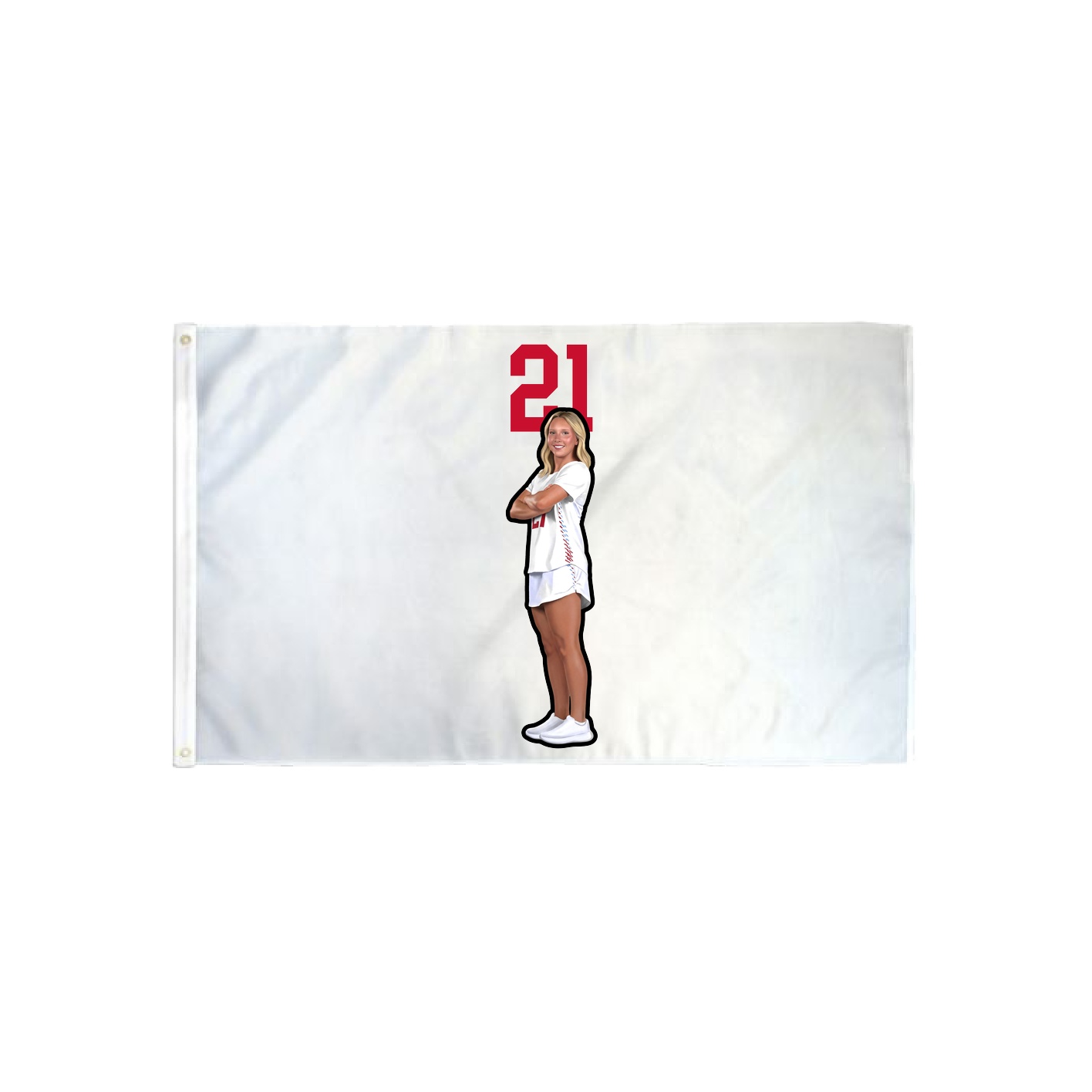 3x5 Flag — Number Top in Classic