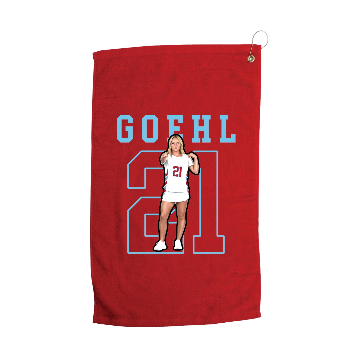 Golf Towel — Shirsey in Red