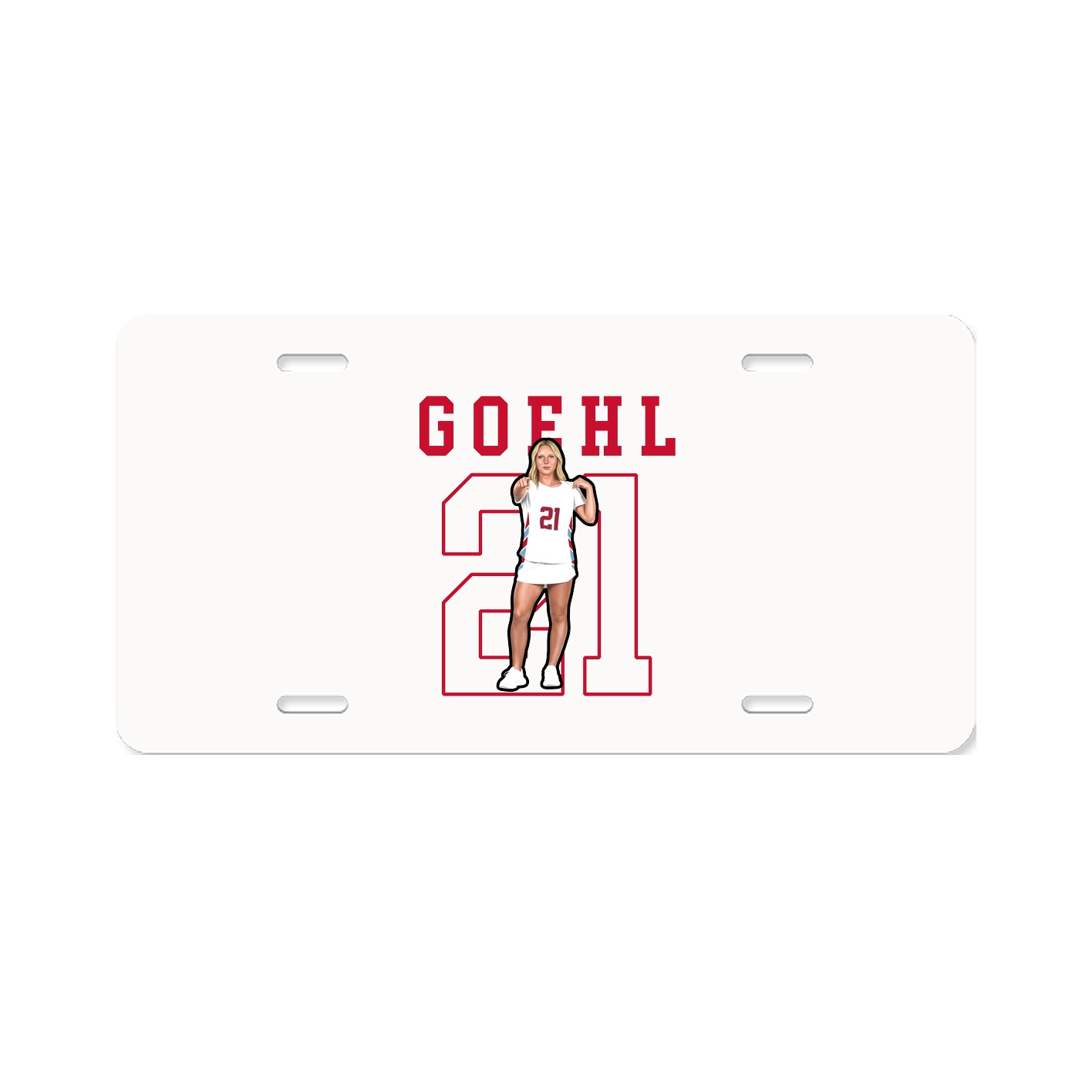 License Plate — Shirsey in Classic