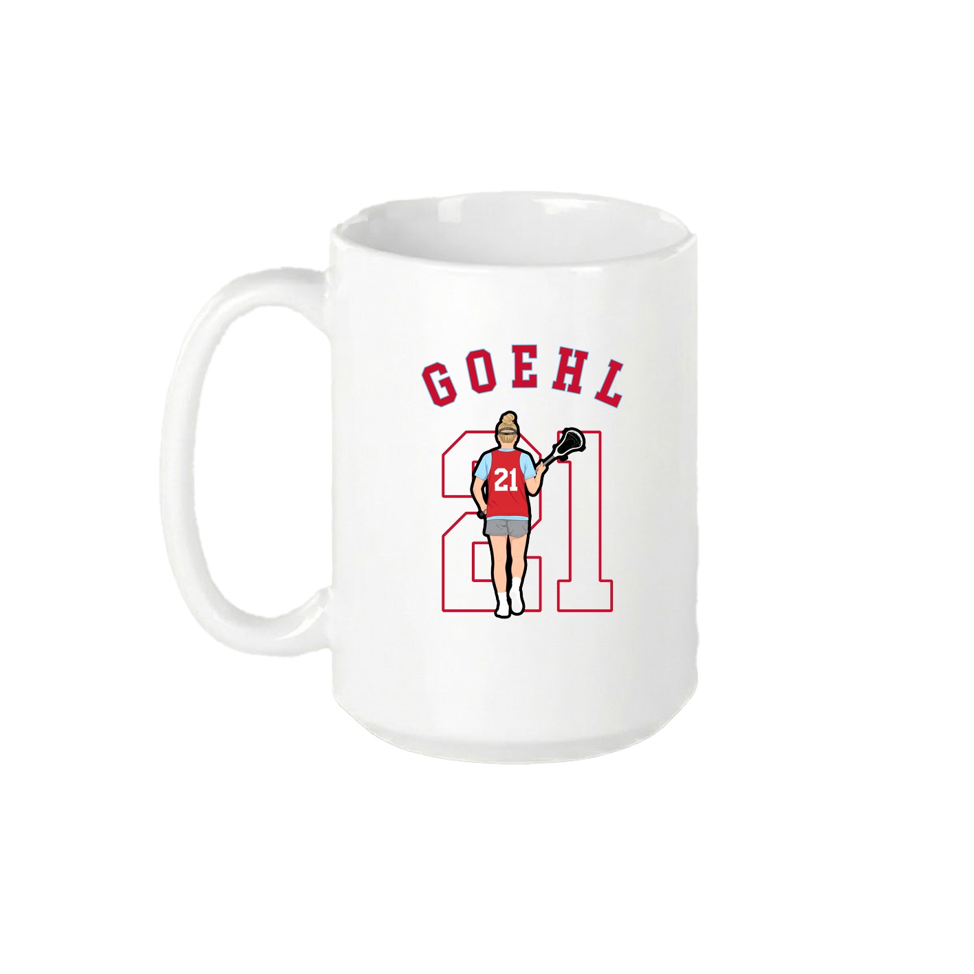 15oz Coffee Mug — Shirsey Arch in White