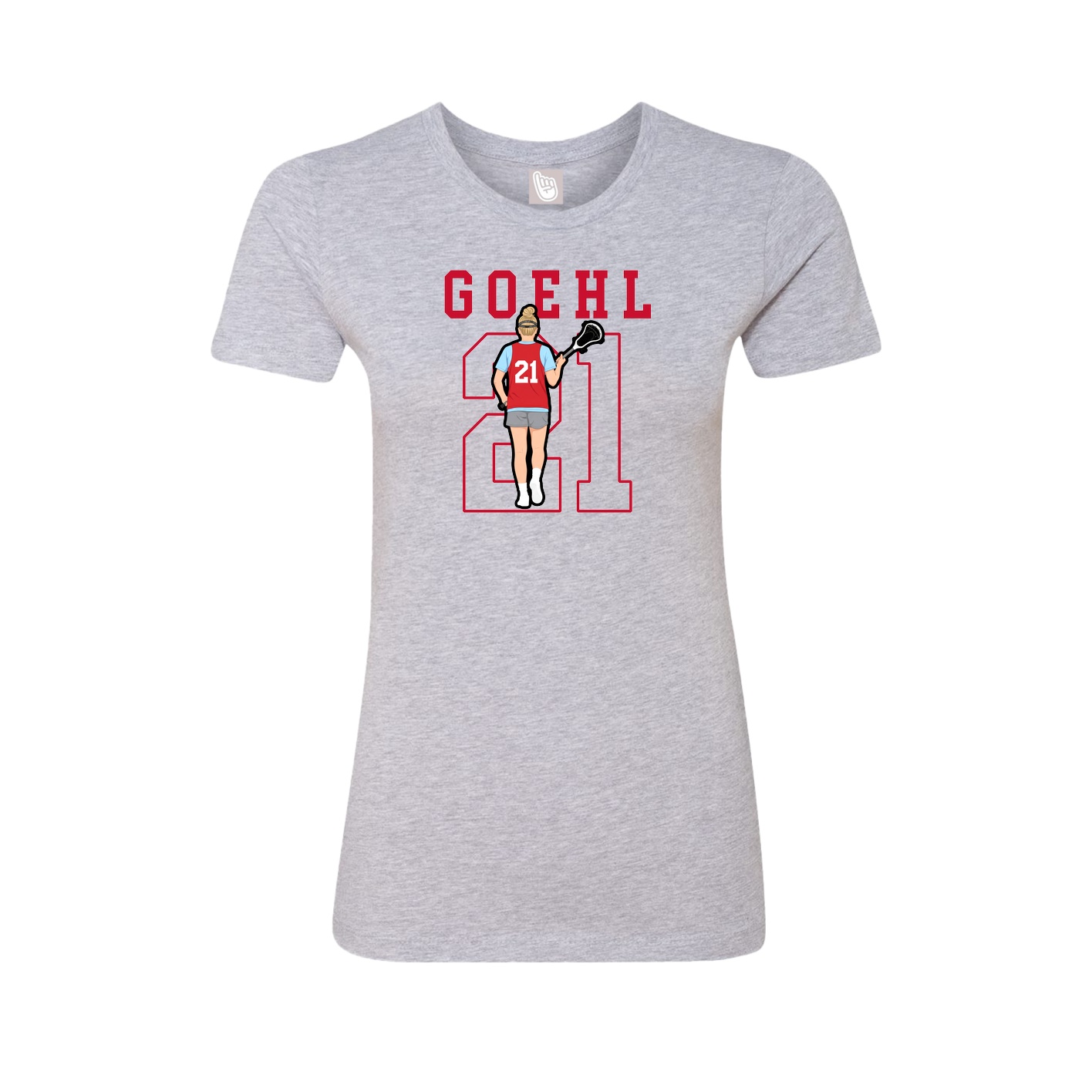 Fitted Women's Tee — Shirsey in Grey