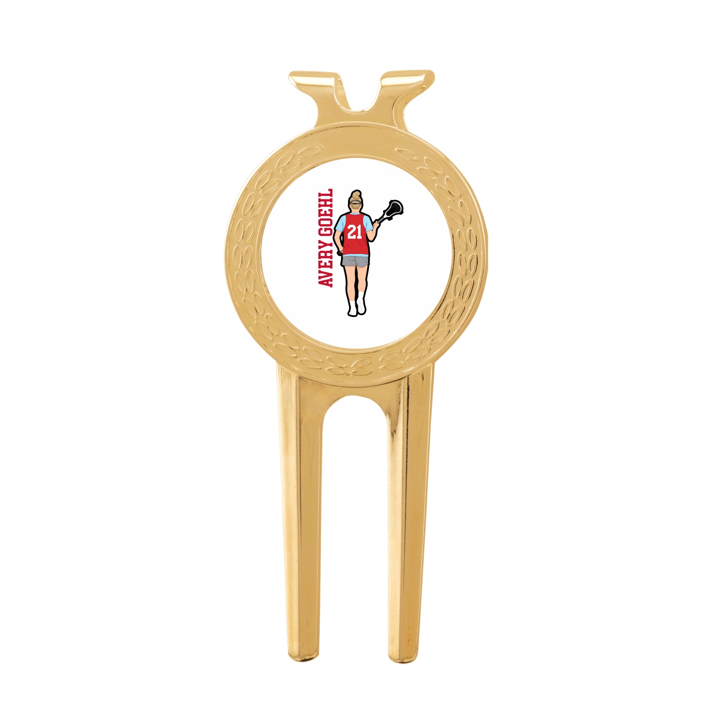 Divot Tool with Ball Marker — Name Vertical in Classic