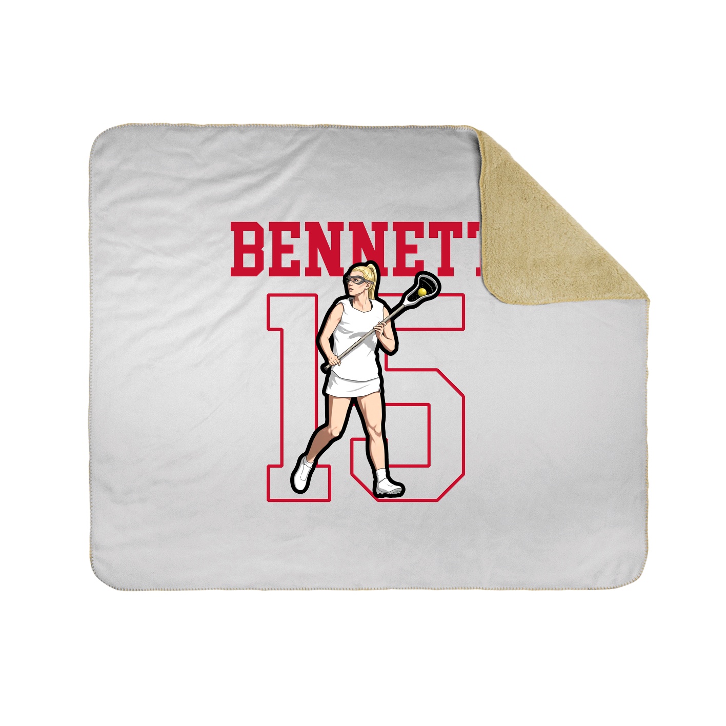 Throw Blanket — Shirsey in White