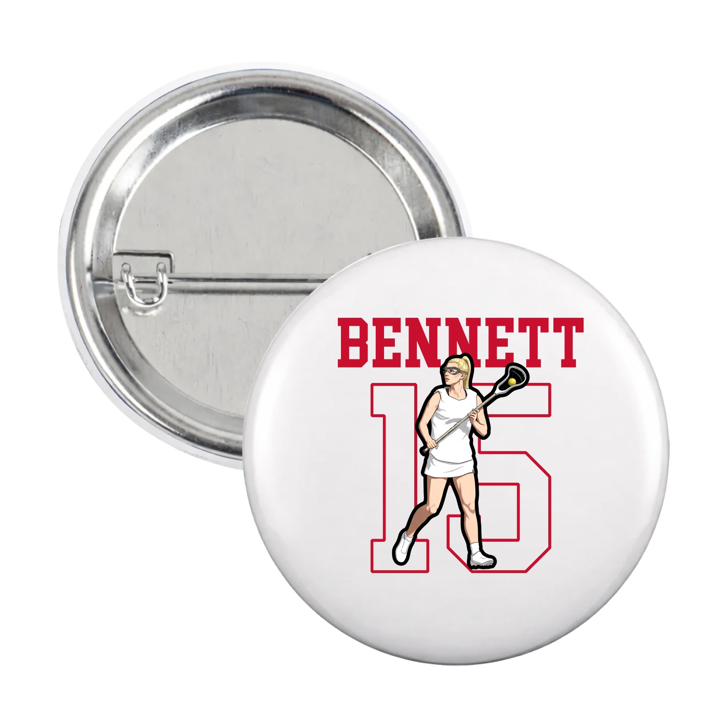 Game Day Button — Shirsey in White